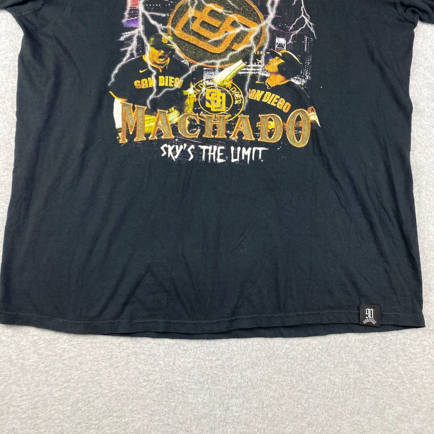 Comfort Colors Manny Machado Shirt Mens XL Black Comfort Colors San Diego Padres Graphic Tee Size US XL / EU 56 / 4 - 3 Thumbnail