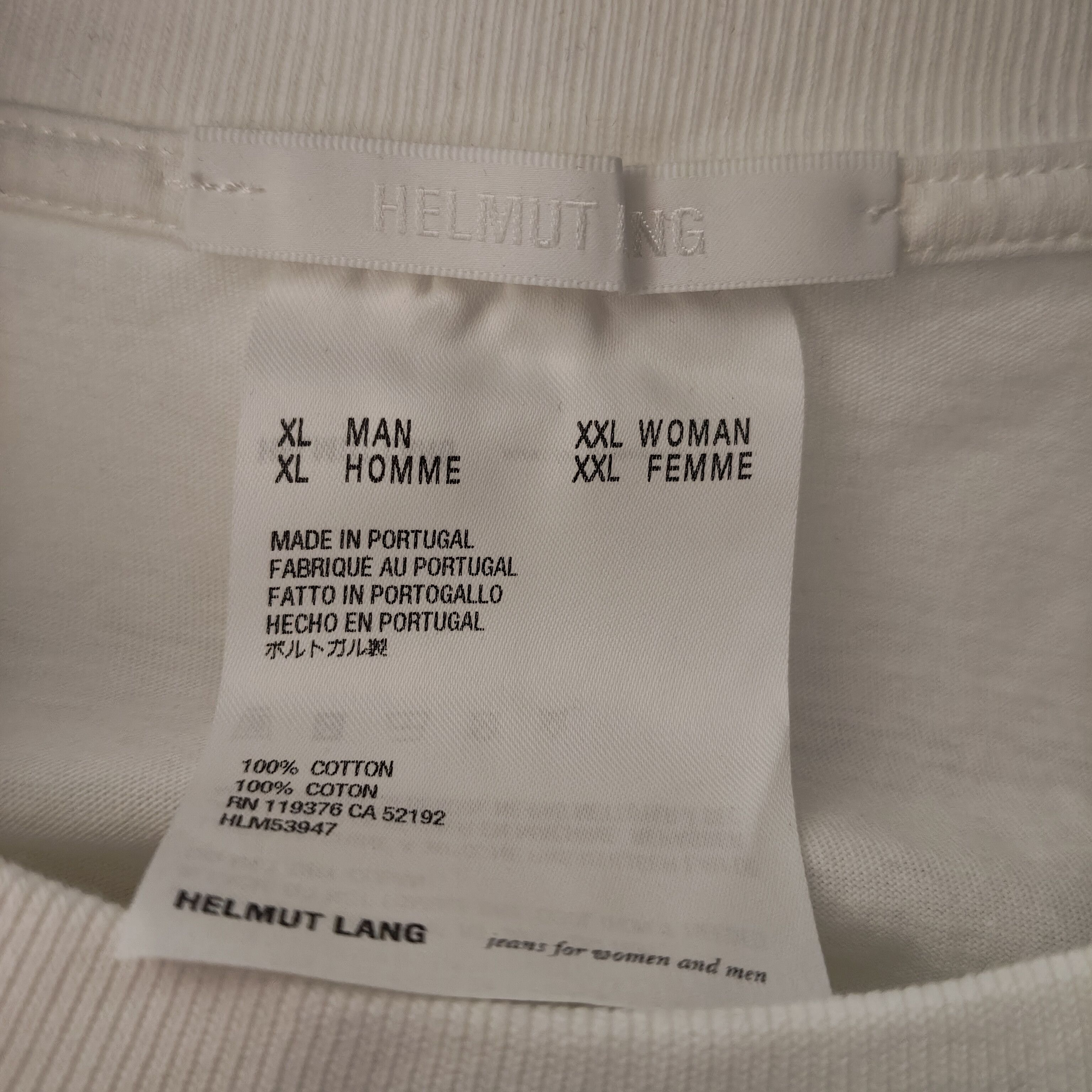 Helmut Lang X saintwoods collaboration t-shirt Size US XL / EU 56 / 4 - 8 Thumbnail