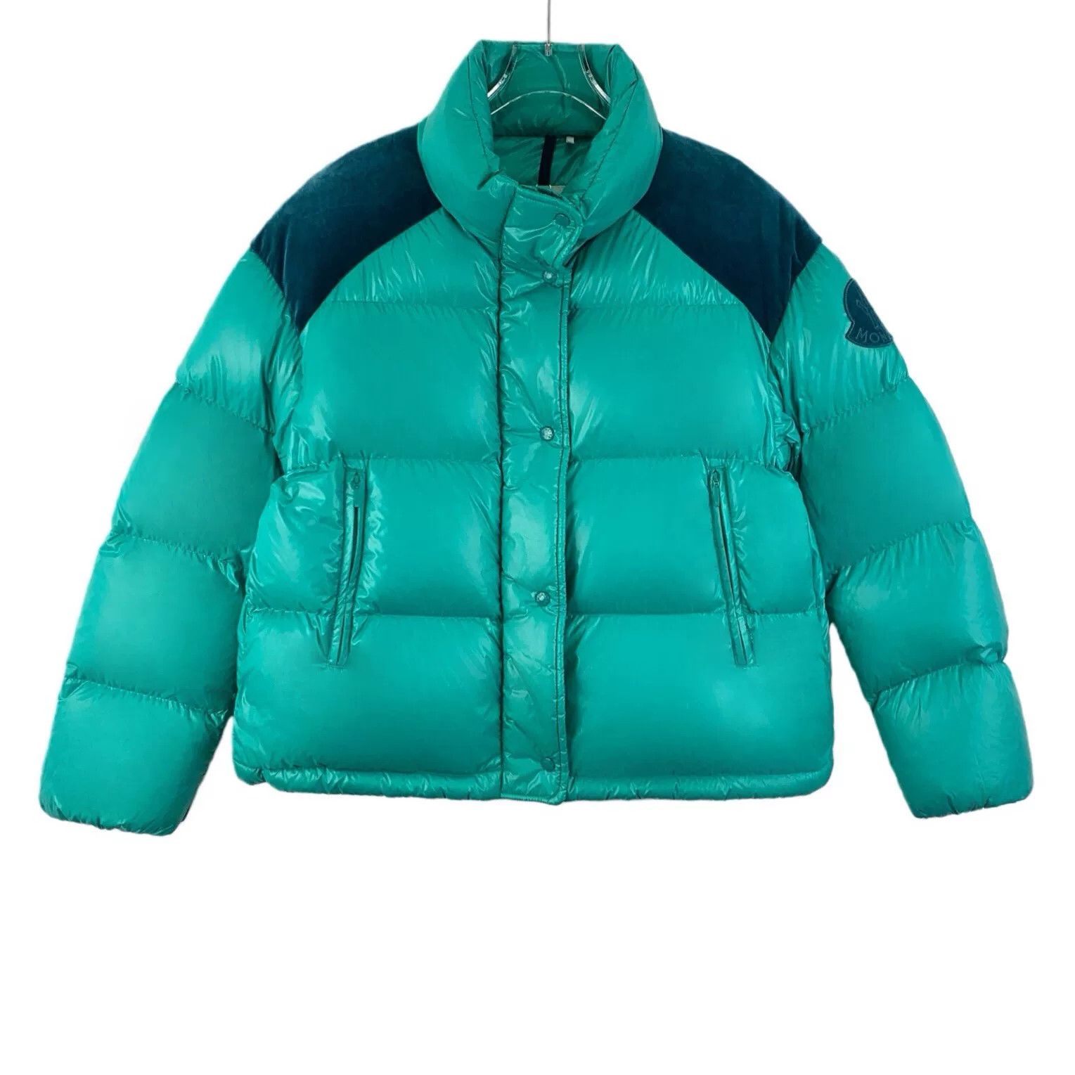 Moncler Moncler Green Down Jacket S Women Size S / US 4 / IT 40 - 1 Thumbnail
