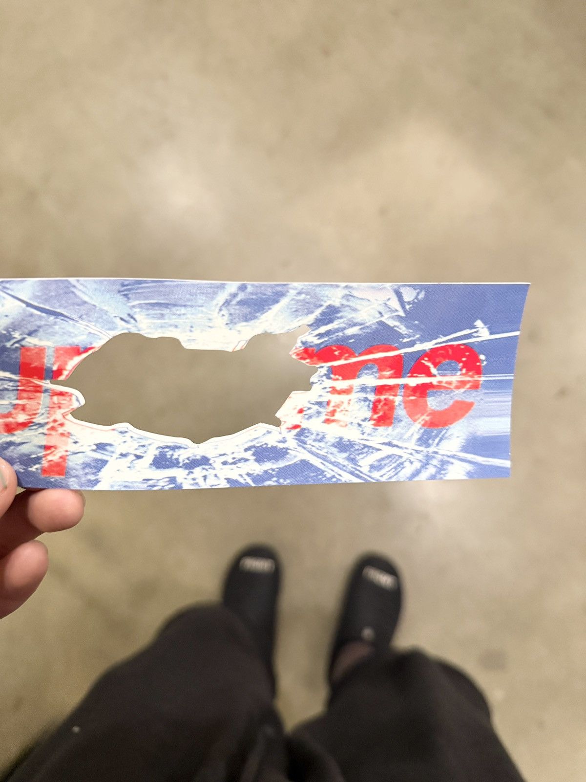 Supreme ICONIC! Supreme Shattered Jumbo sticker Size ONE SIZE - 3 Thumbnail