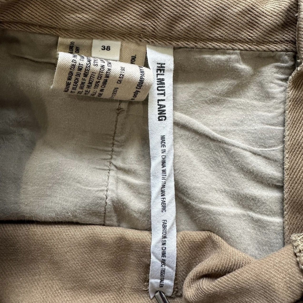 Helmut Lang Helmut Lang Pocket Strap Short in Khaki- Size 38 Size US 38 / EU 54 - 6 Thumbnail