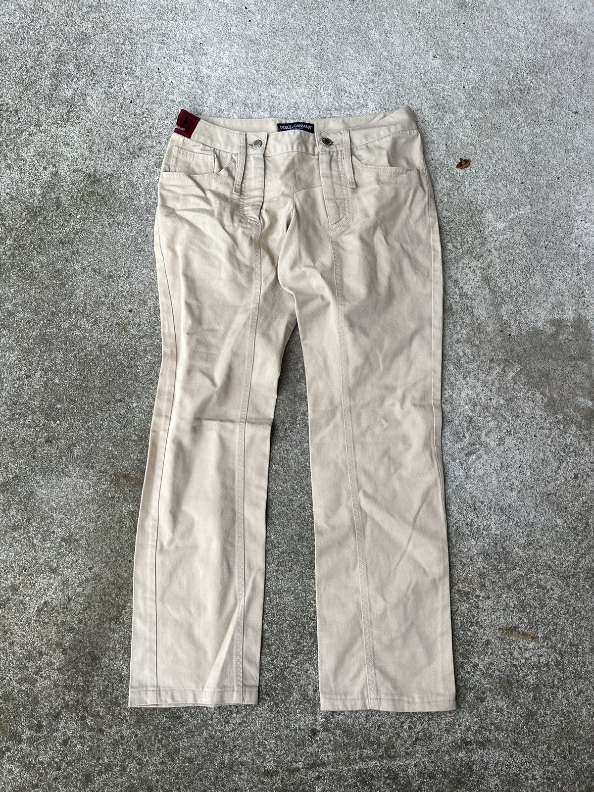 Dolce & Gabbana Dolce Gabbana Love multi button pants Size 26" / US 2 / IT 38 - 1 Thumbnail