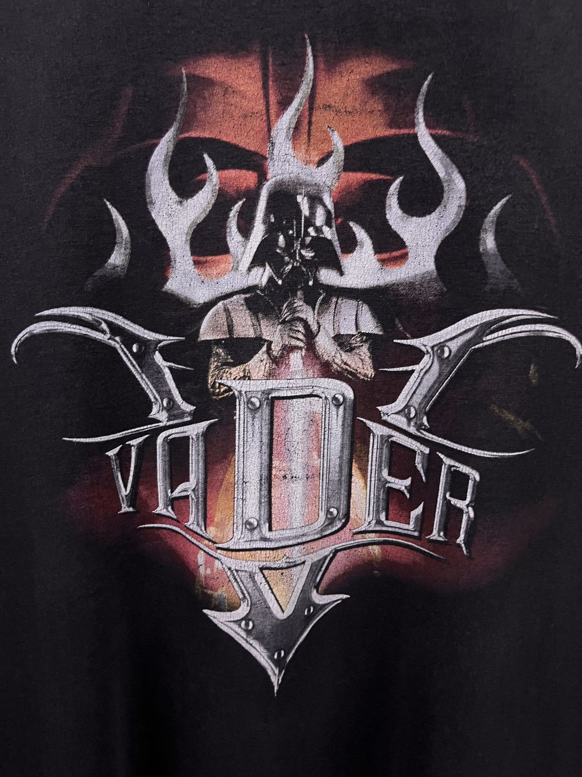 Vintage VINTAGE Y2K STAR WARS DARK VADER TSHIRT Size US L / EU 52-54 / 3 - 3 Thumbnail