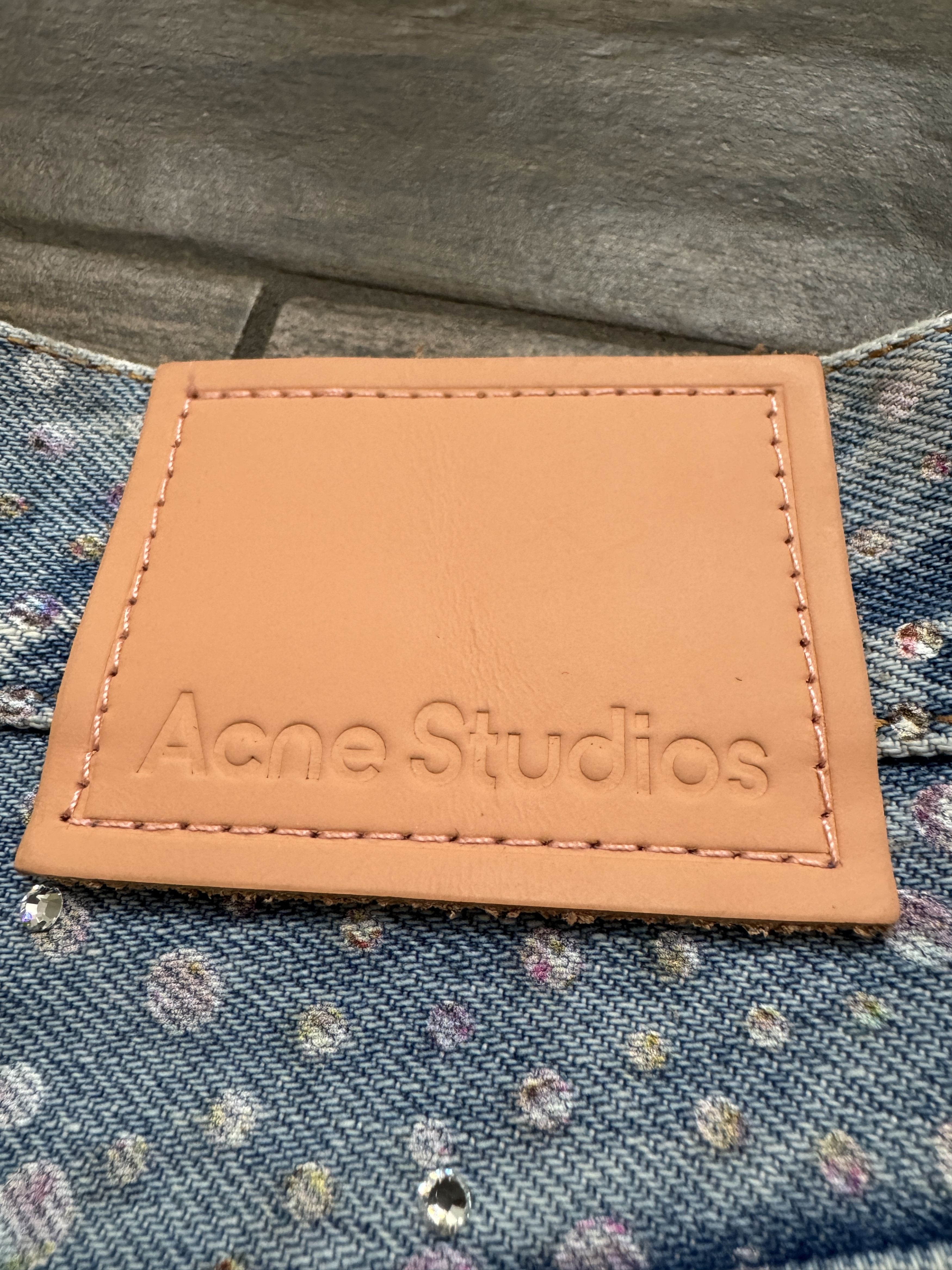 Acne Studios 2023F FN Vegas Rhinestone Super Baggy Denim Size US 34 / EU 50 - 3 Thumbnail