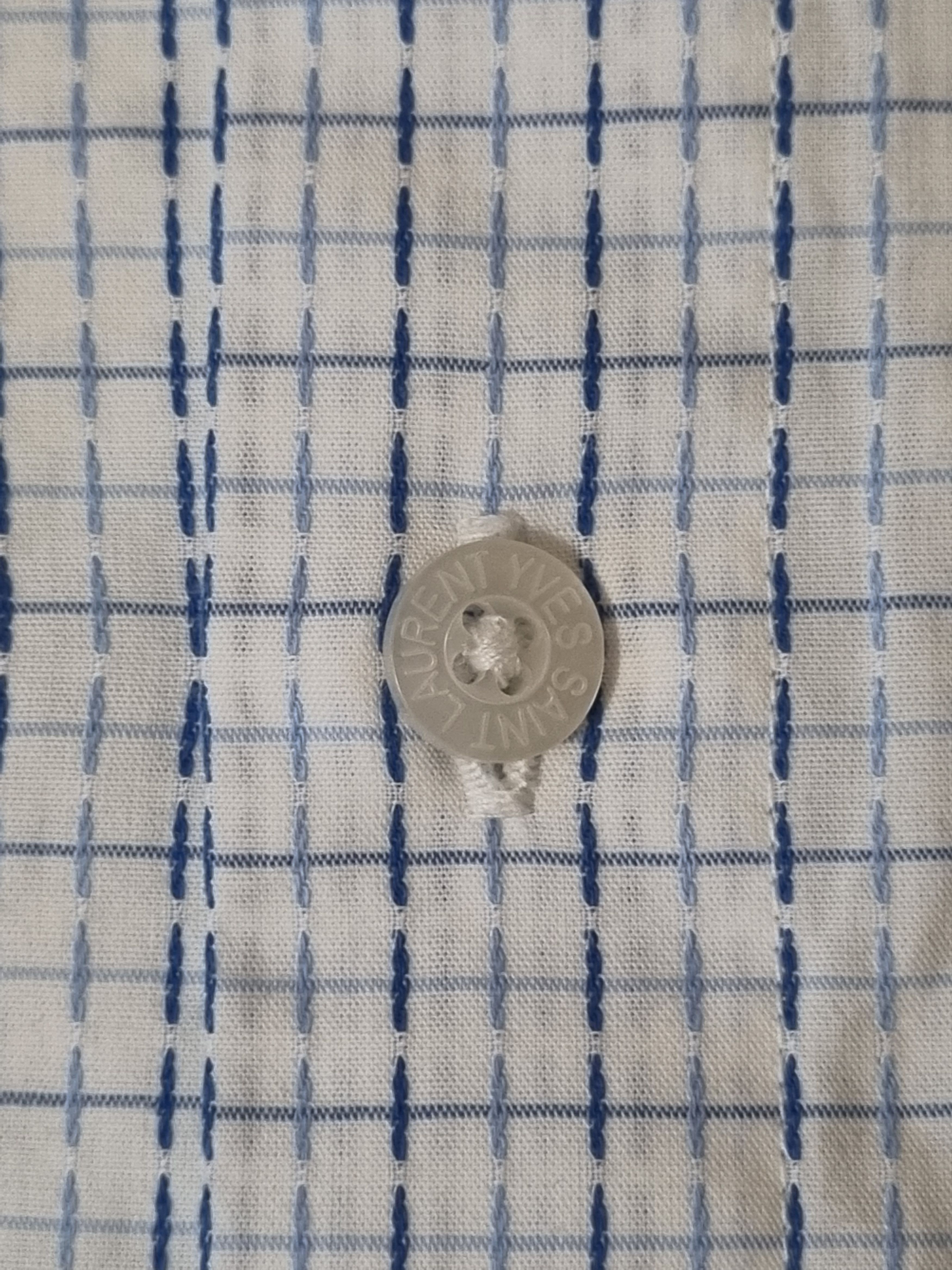 Vintage Vintage Yves Saint Laurent Short Sleeve Shirt Size US XL / EU 56 / 4 - 9 Thumbnail