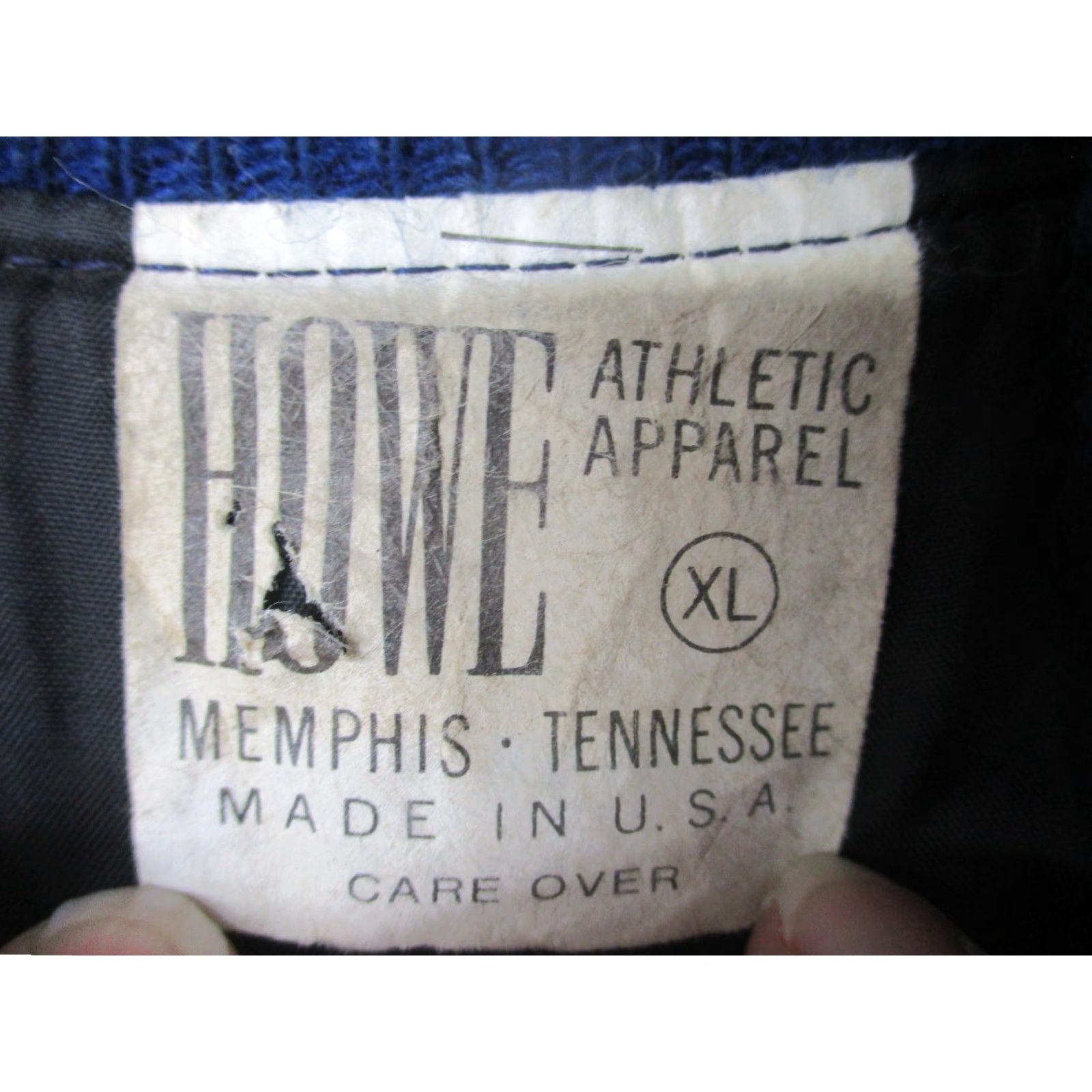 Vintage VINTAGE Howe Athletic Apparel Jacket Mens XL Blue Wool Varsity Baseball USA SA 80s/90s? Size US XL / EU 56 / 4 - 3 Thumbnail