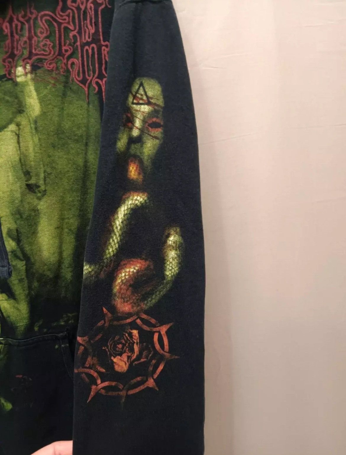 Band Tees × Vintage Vintage Cradle of Filth 2000s Band Hoodie Size US L / EU 52-54 / 3 - 13 Thumbnail
