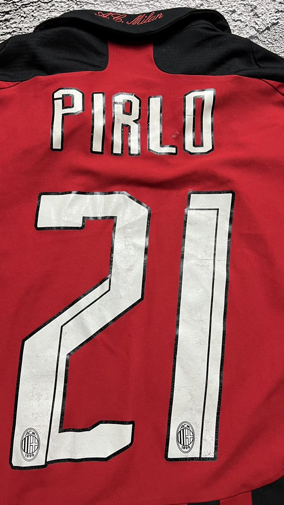 Adidas 2007-2008 ACM Milan Andrea Pirlo adidas vintage jersey Size US S / EU 44-46 / 1 - 8 Thumbnail