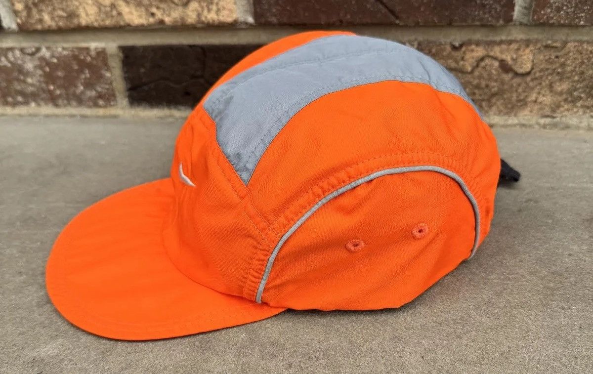 Nike Vintage Nike Clima Fit Orange / Grey Hat Size ONE SIZE - 2 Thumbnail
