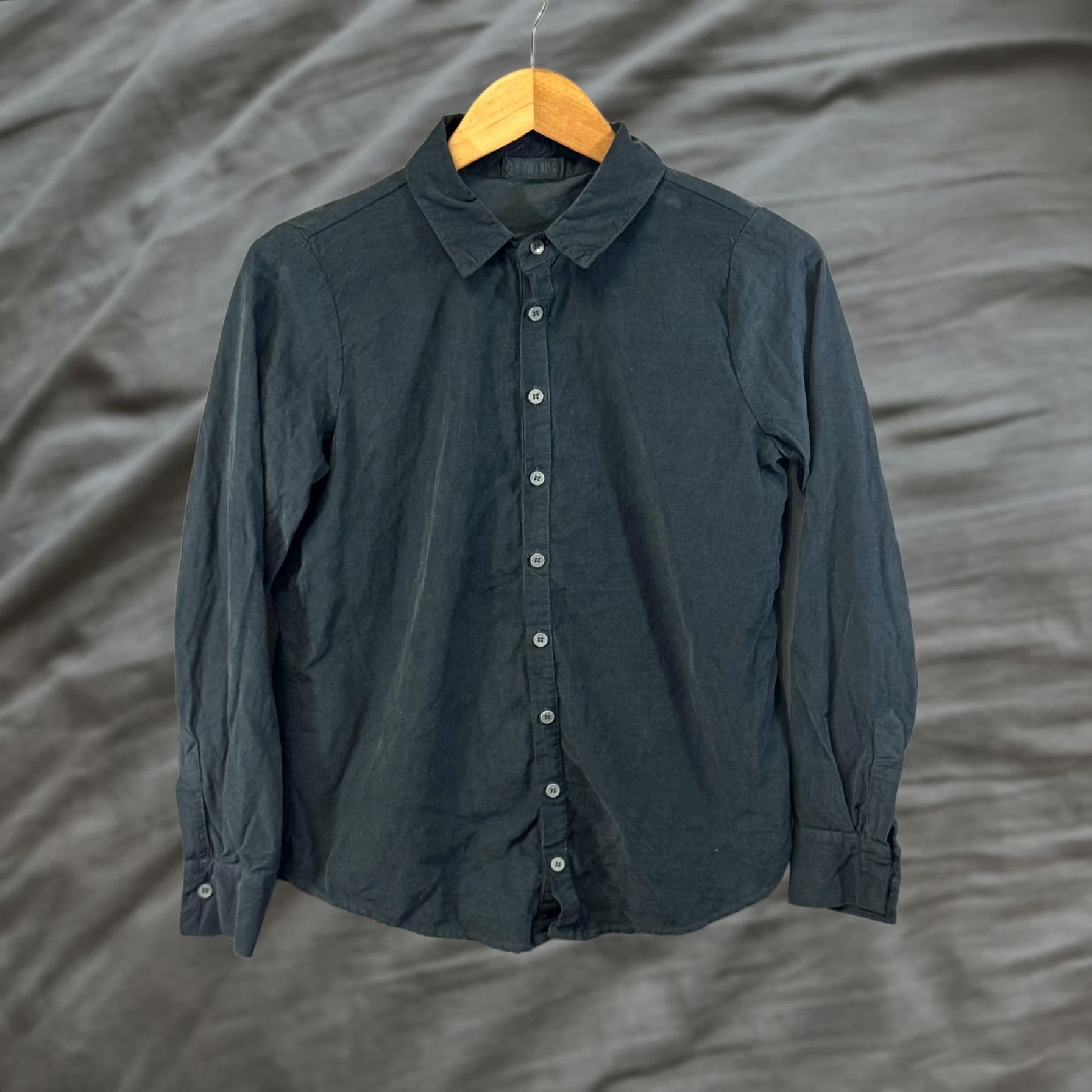 Vintage VINTAGE CP Shades Shirt Womens XS Blue Corduroy Button-Down Long Sleeve Made in USA Size XS / US 0-2 / IT 36-38 - 1 Thumbnail