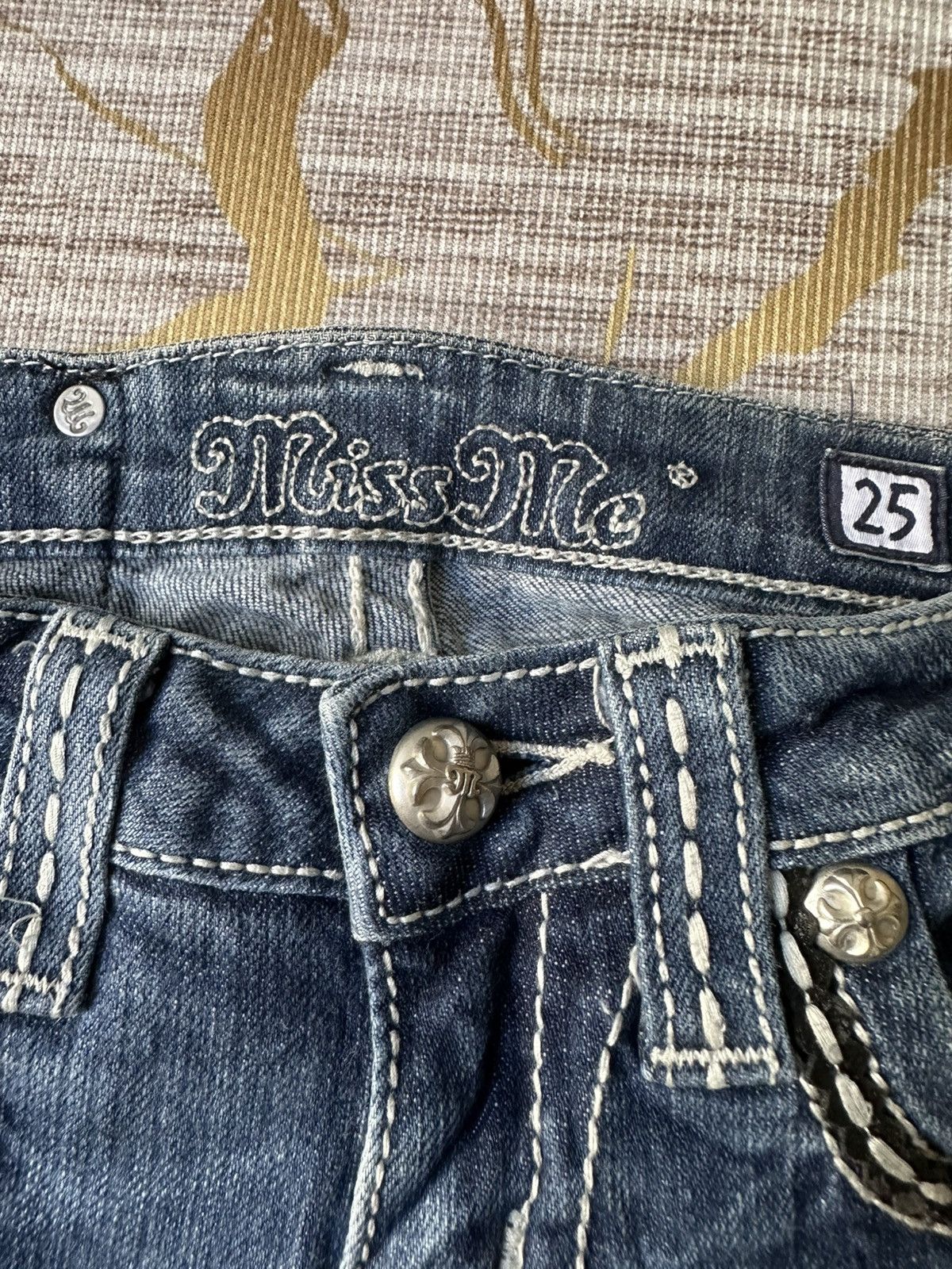 Miss Me FLARE Miss Me Distressed Boot Jeans Size 25" / US 0 / IT 36 - 20 Thumbnail