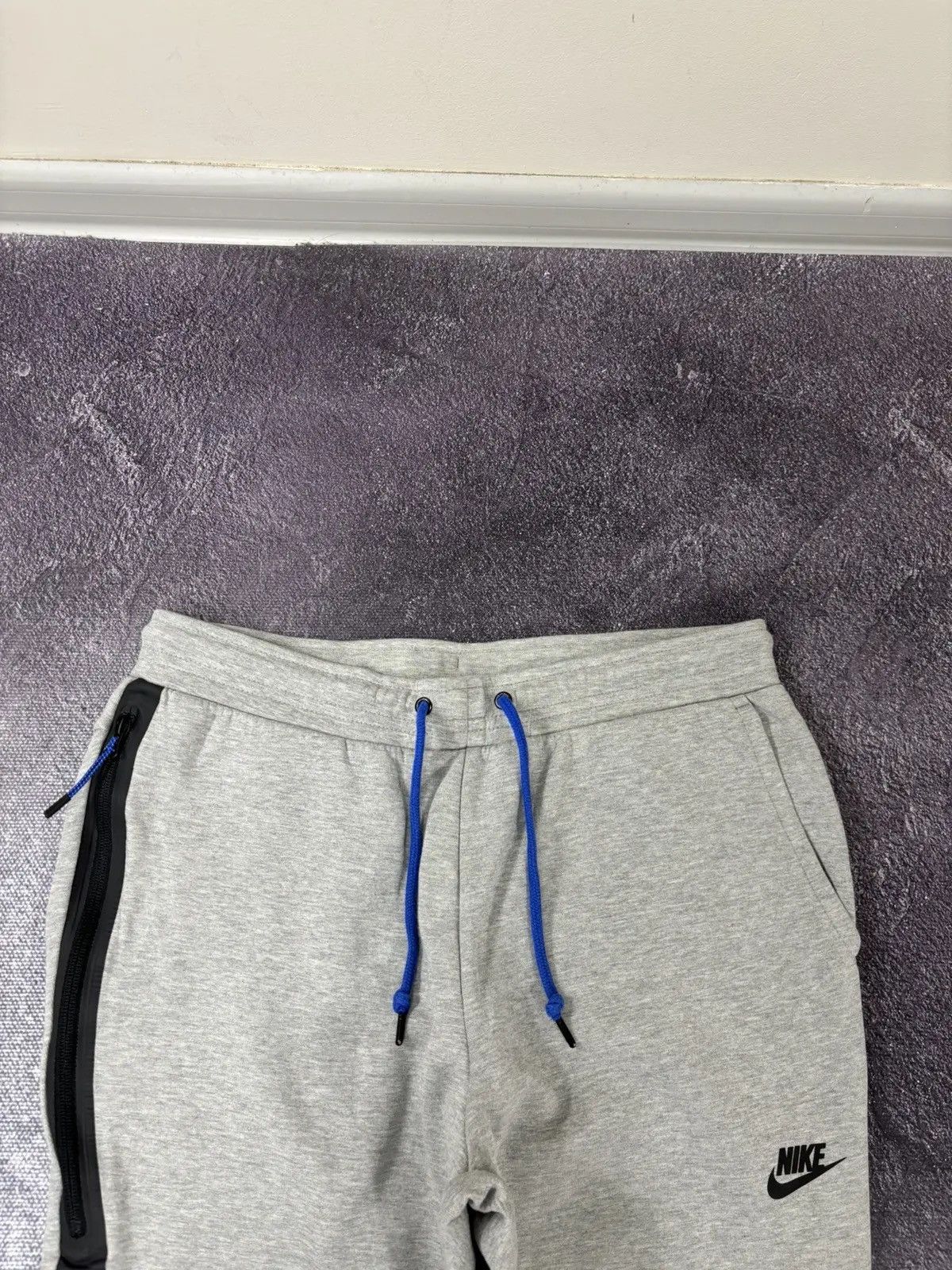 Nike × Vintage Nike Tech Fleece Drill Gray Hype Sweatpants Joggers Pants Size US 34 / EU 50 - 5 Thumbnail