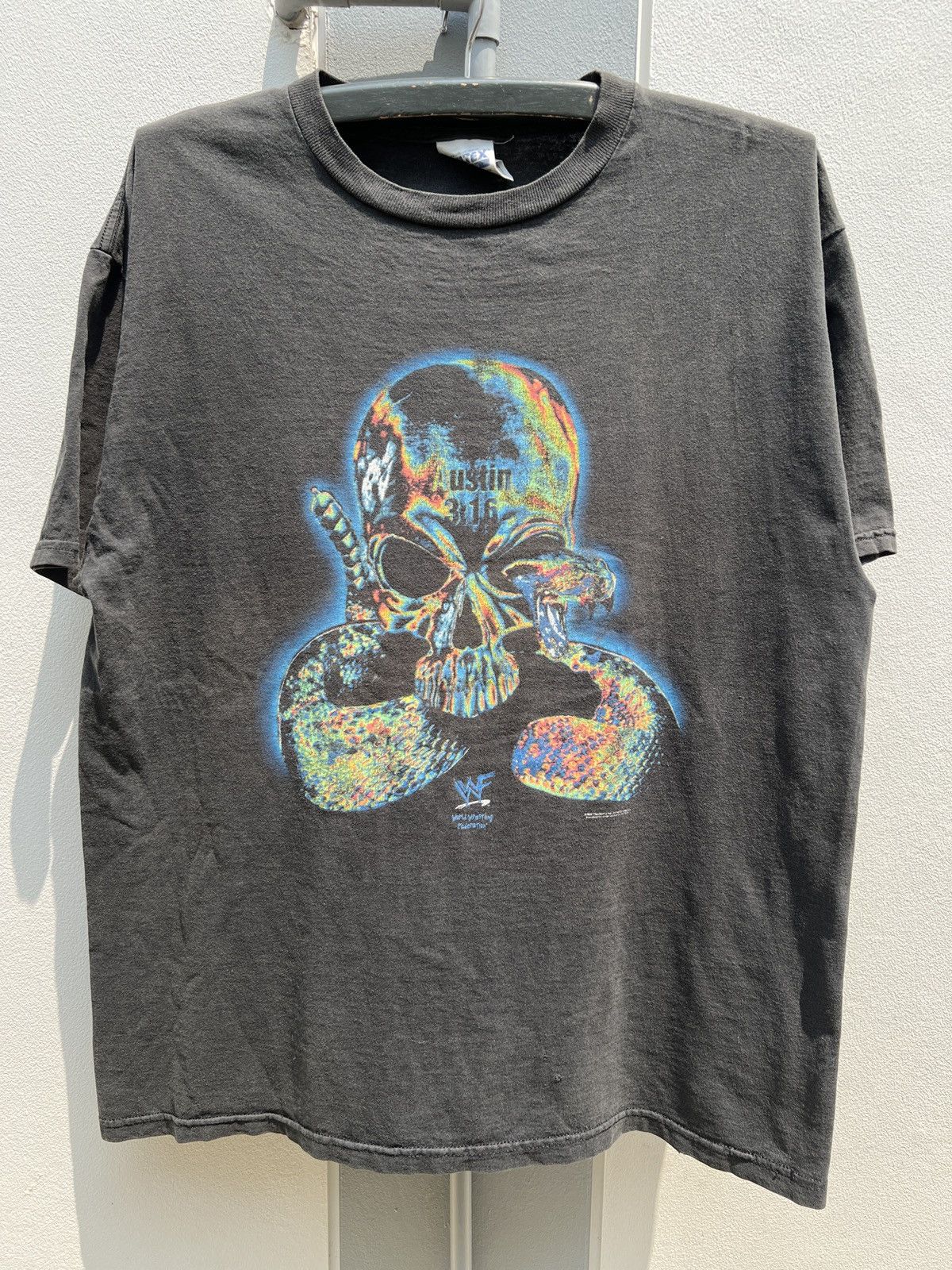 WCW/nWo Vintage 90s1998 StoneCold SteveAustin rattlesnake TeeFadedXL Size US XL / EU 56 / 4 - 1 Thumbnail