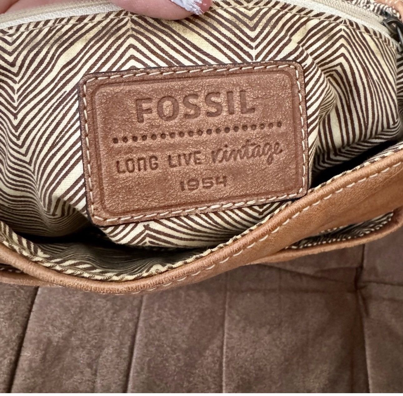 Fossil Fossil Crossbody Leather Boho Bag Size ONE SIZE - 8 Thumbnail