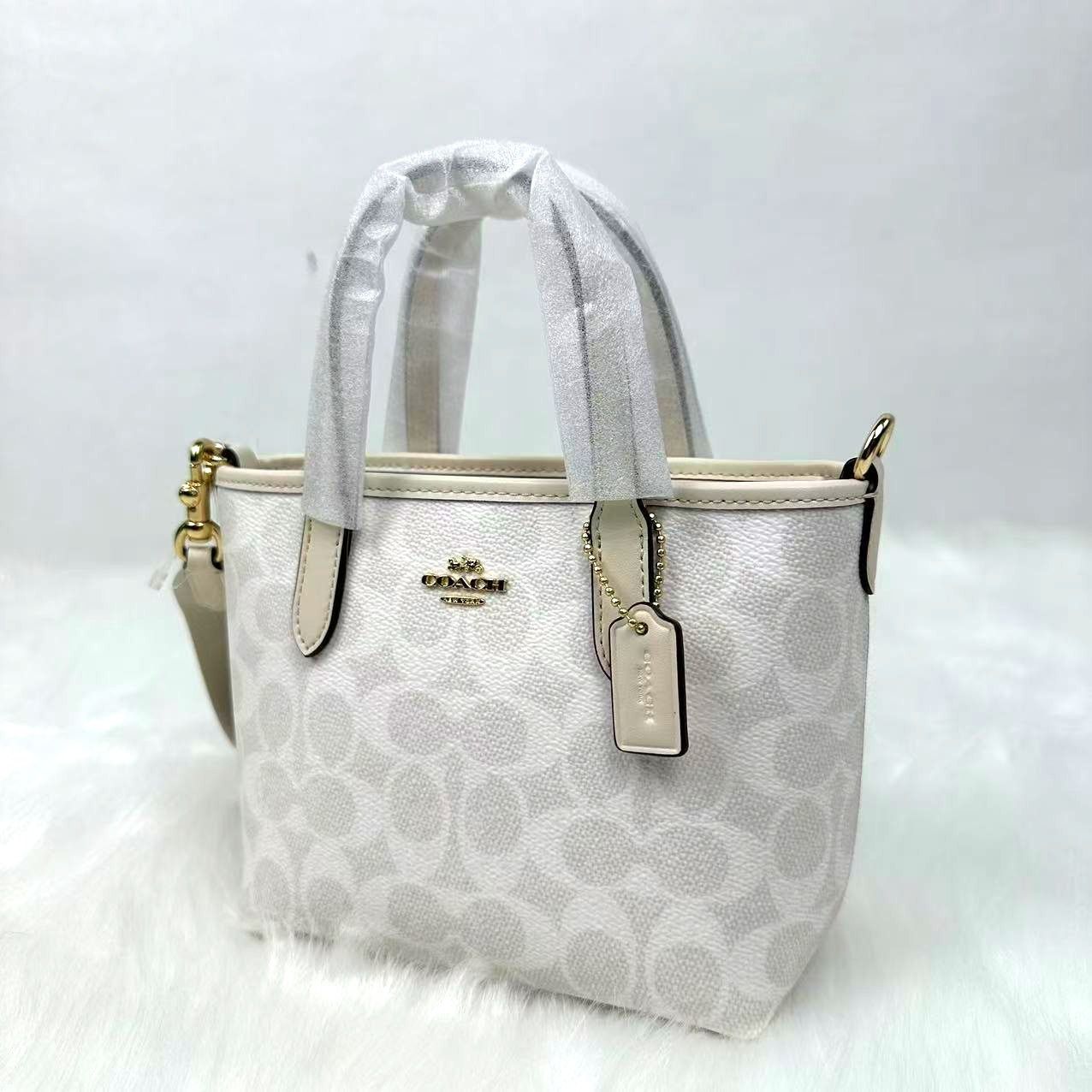 Coach Coach Mini City Tote Bag Crossbody Shoulder Sig Canvas NWT Size ONE SIZE - 3 Thumbnail