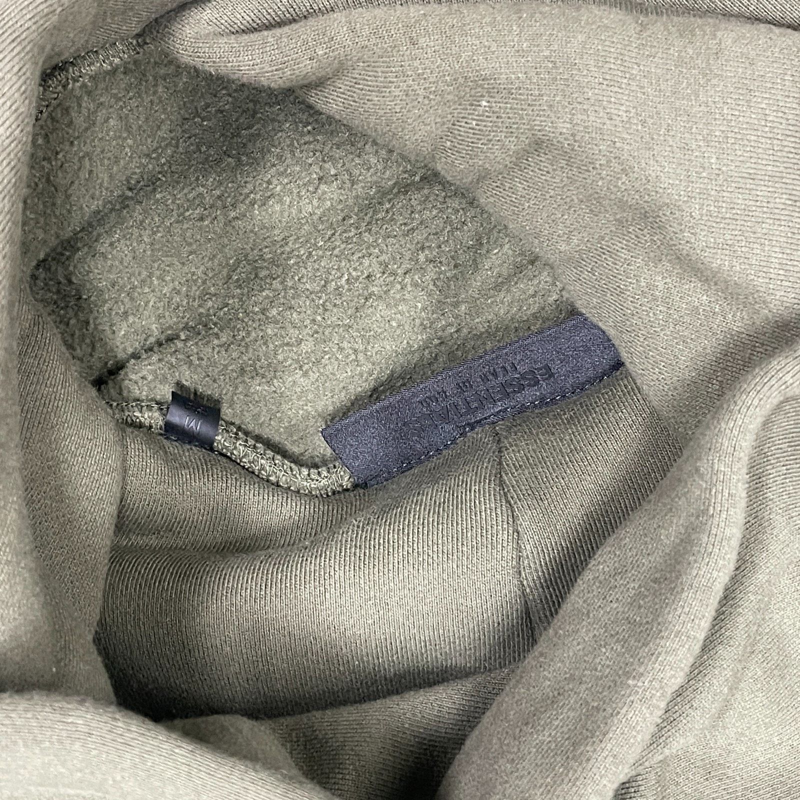 Fear of God FW24 Fear of God Essentials Fleece Hoodie Sweater Green Size US M / EU 48-50 / 2 - 4 Thumbnail