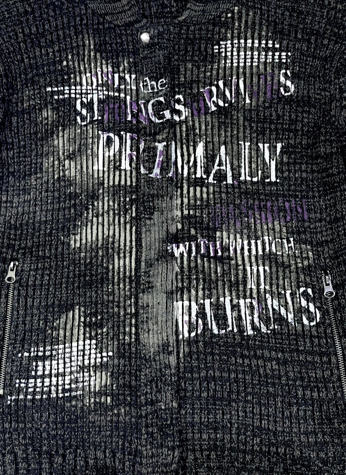 In The Attic INTHE ATTIC CHANGEABI DESIGN Poem Seditionaries Fur Hoodie💥 Size US M / EU 48-50 / 2 - 2 Thumbnail