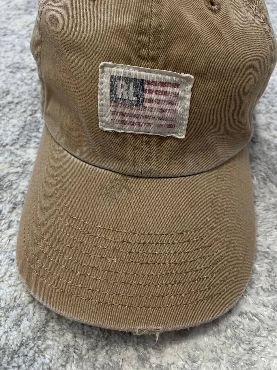 Polo Ralph Lauren Vintage 90s Polo Jeans Co Ralph Lauren Hat Cap Flag Patch Size ONE SIZE - 2 Thumbnail