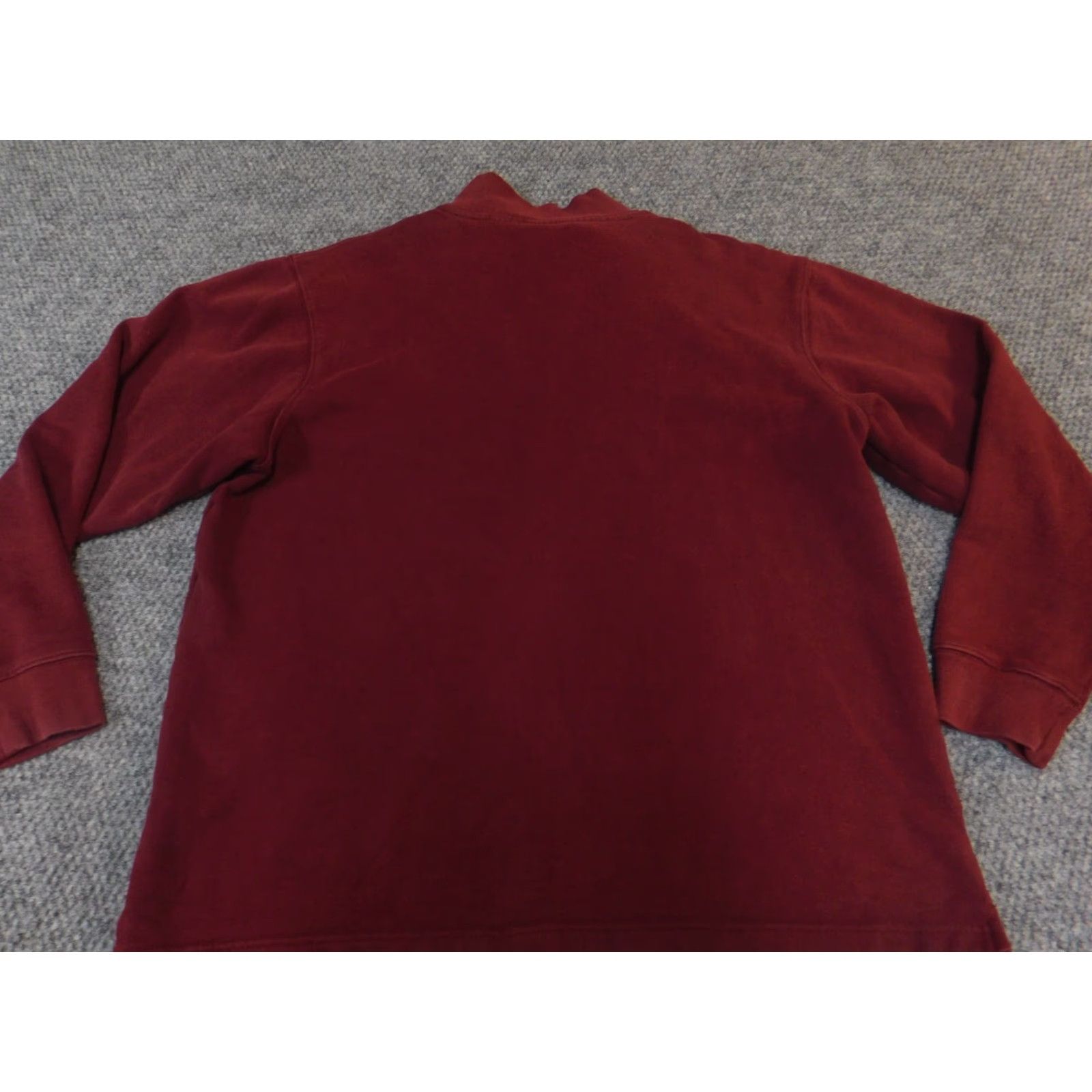 Reebok Reebok Sweater Mens Crew Neck Long Sleeve Red 1/4 Zip Pullover Modern Knitted Cotton Vintage No Size US M / EU 48-50 / 2 - 6 Thumbnail