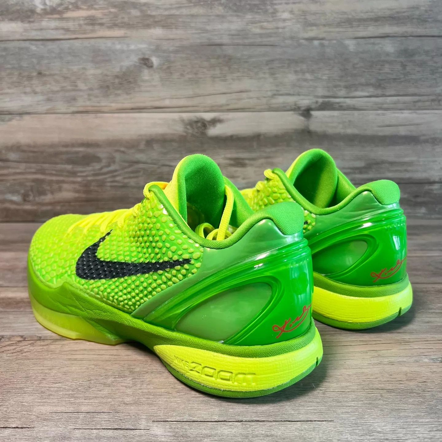 Nike Nike Zoom Kobe 6 ZK6 Green Hornet Xmas 44.5 Size US 11.5 / EU 44-45 - 4 Thumbnail