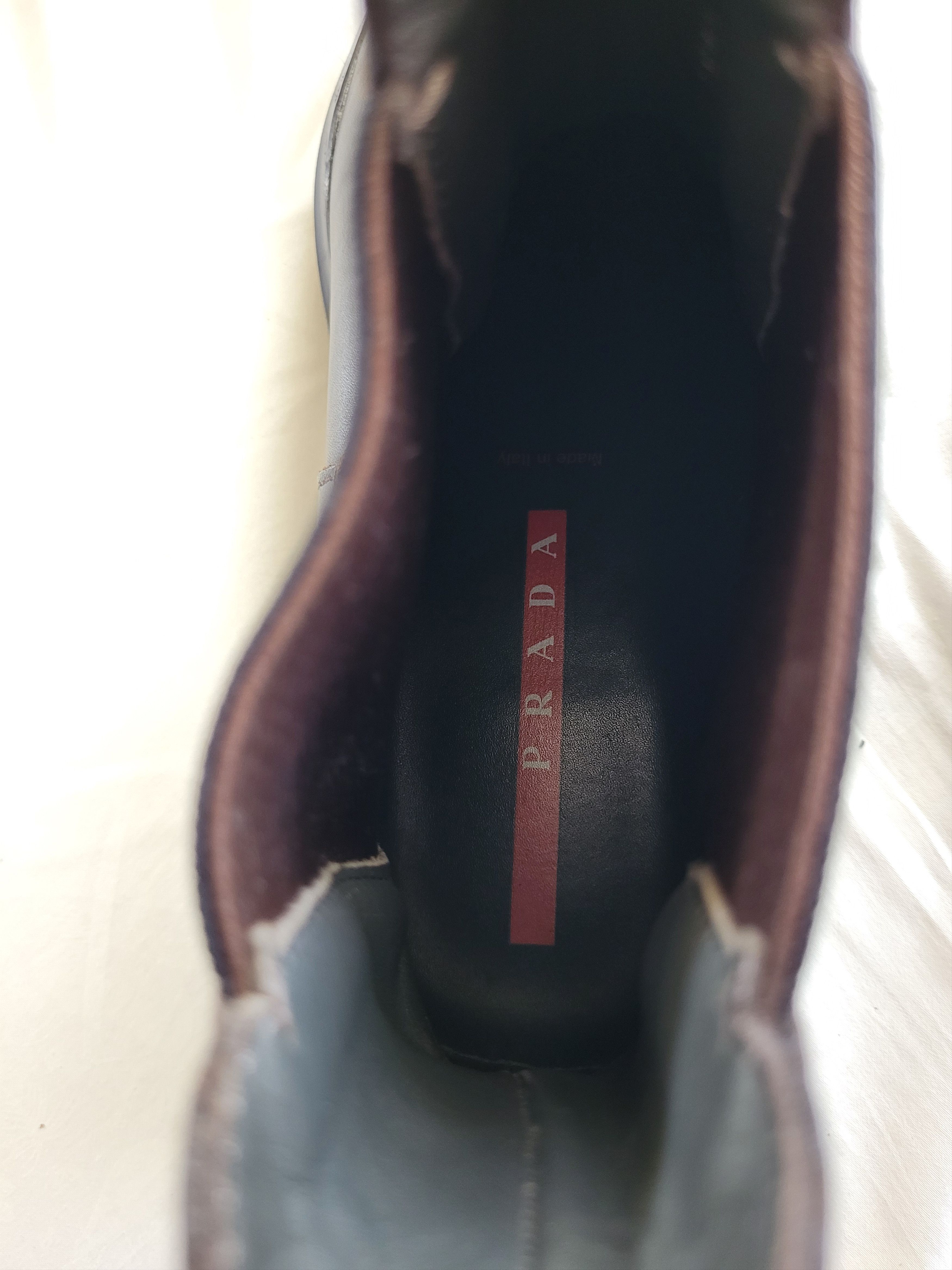 Prada Prada Fall-1999 archive Vibram-sole square-toed boots Size US 11 / EU 44 - 11 Thumbnail