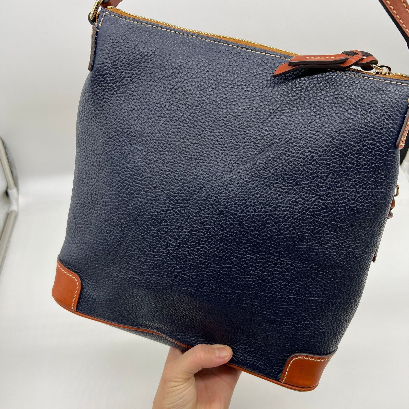 Dooney & Bourke Dooney & Bourke Pebble Leather Crossbody Midnight Blue Size ONE SIZE - 2 Thumbnail