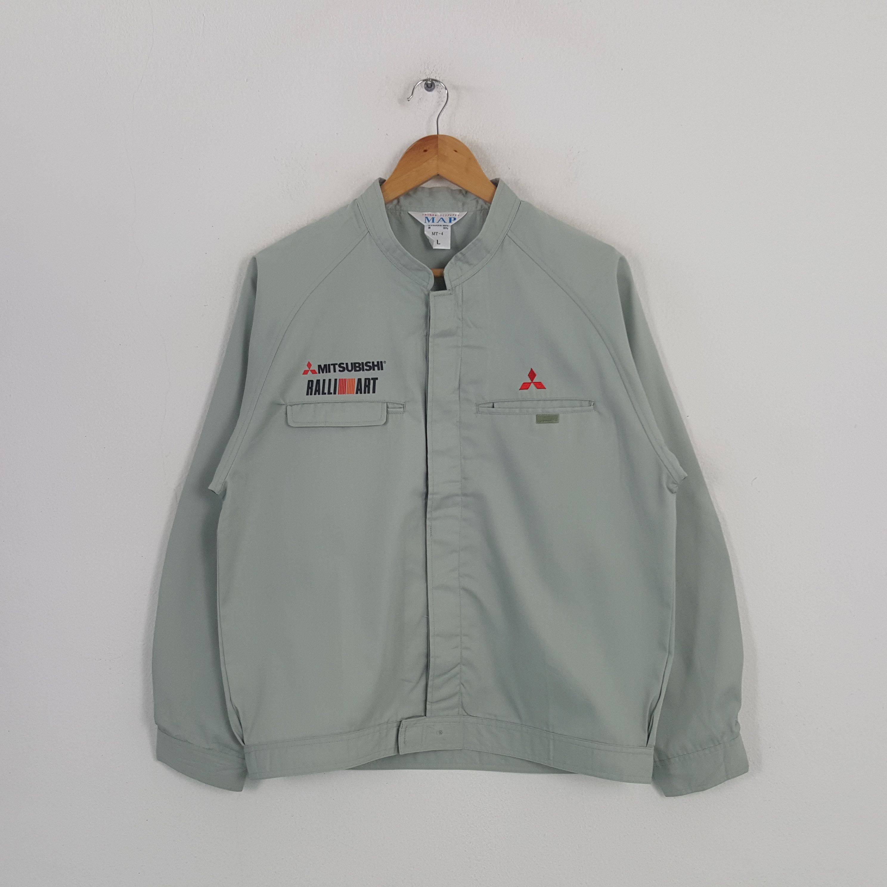 Japanese Brand × Vintage Vintage Mitsubishi Ralli Art Japanese Racing Custom Jacket Size US M / EU 48-50 / 2 - 3 Thumbnail