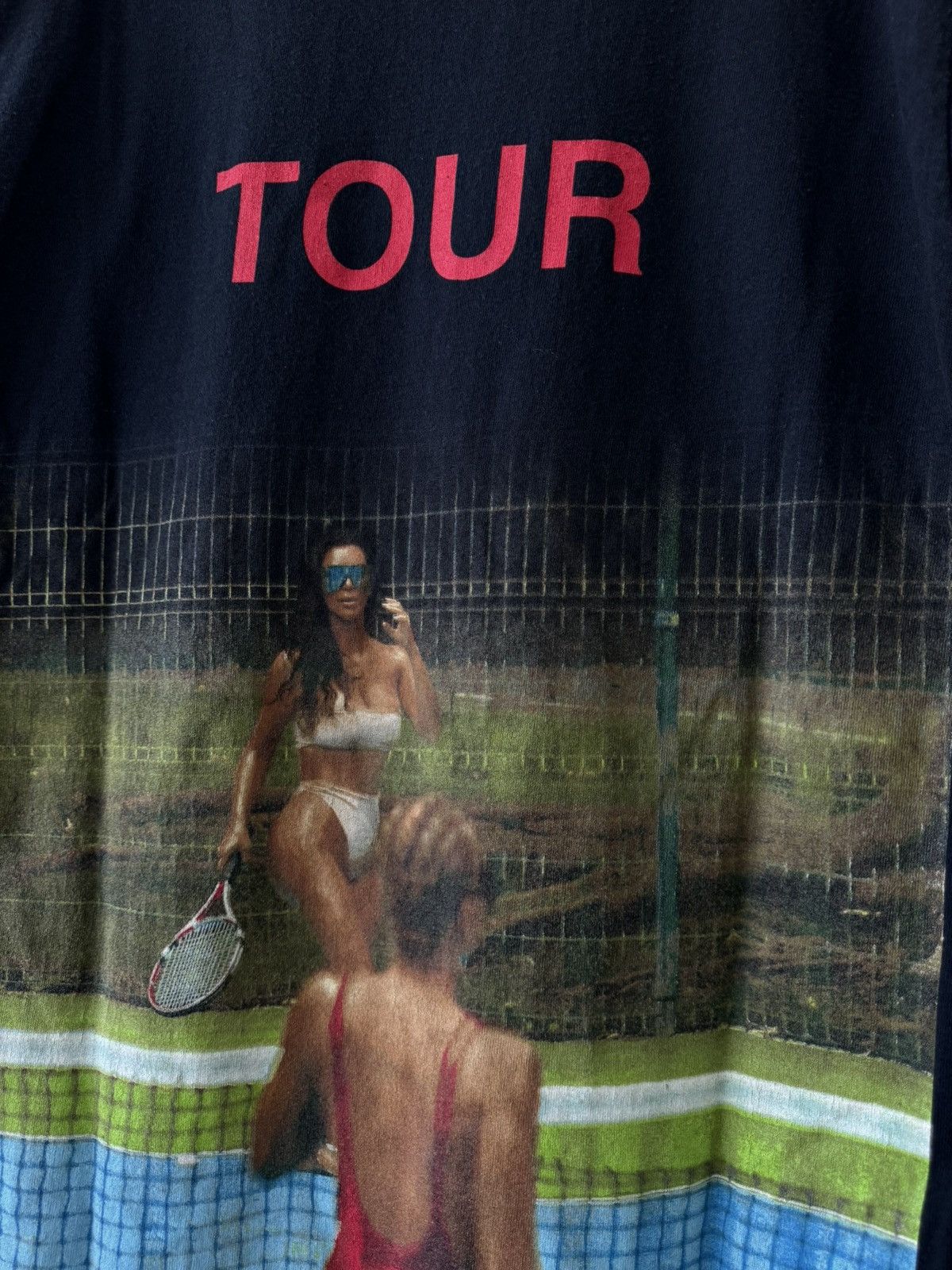 Kanye West Kanye West Saint Pablo Kim Kardashian Tour L/S Tee Black Size US M / EU 48-50 / 2 - 2 Thumbnail