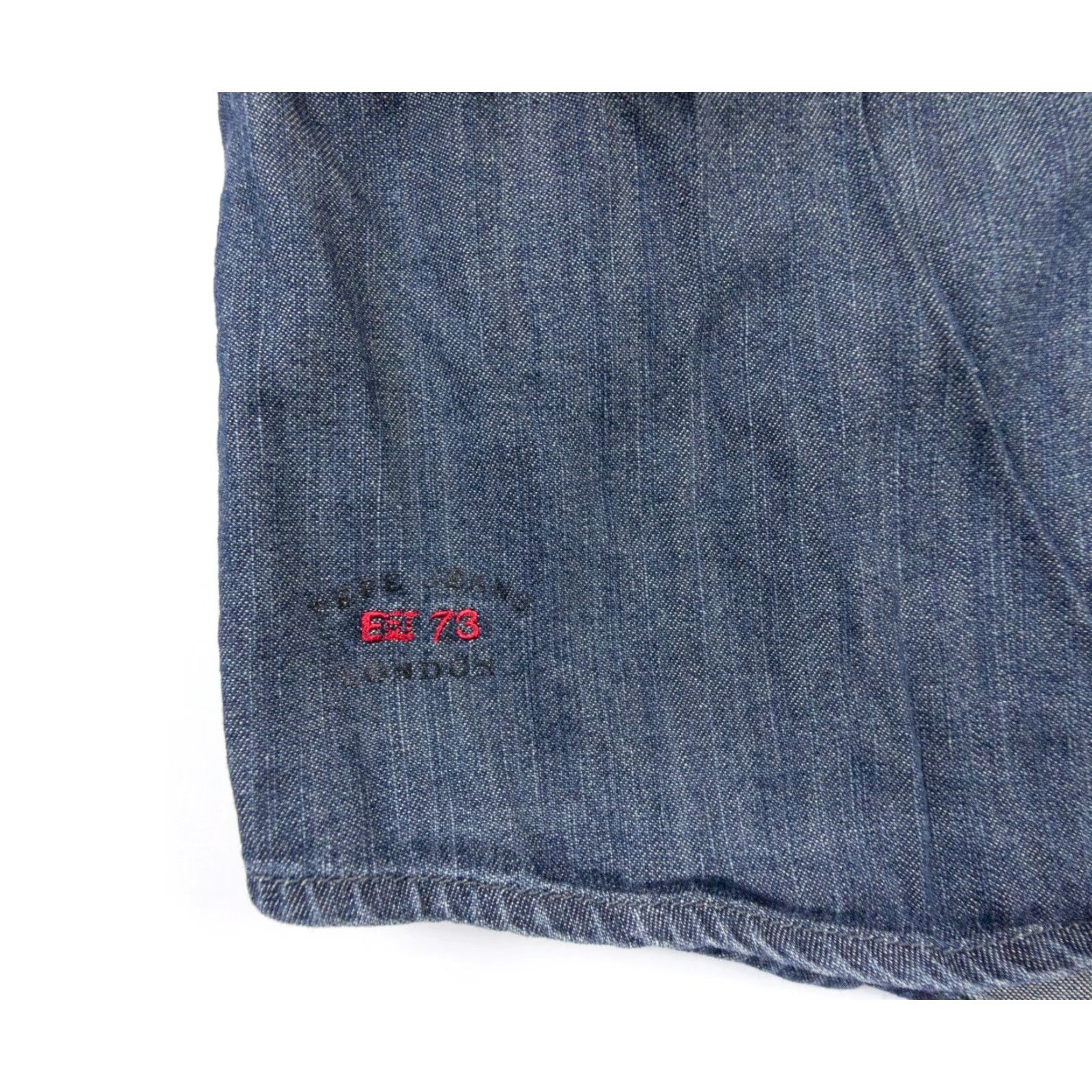 Pepe Jeans VINTAGE Pepe Jeans Men's Denim Shirt Adult XL Long Sleeve Blue Button Up Collared 90s Office Casual Size US XL / EU 56 / 4 - 5 Thumbnail