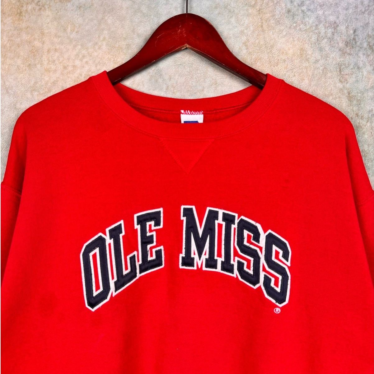 Russell Athletic × Vintage VTG 90s Ole Miss Rebels Crewneck Sweatshirt Sz M Russell Size US M / EU 48-50 / 2 - 3 Thumbnail