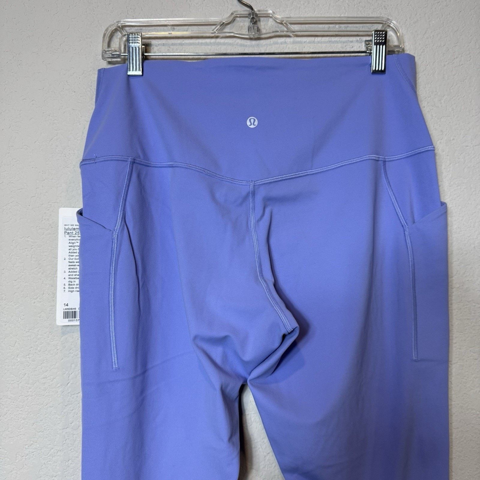 Lululemon Lululemon Align HR Pant Pockets 25” Dusty Lilac Purple 14 Size 36" / US 14 / IT 50 - 8 Thumbnail