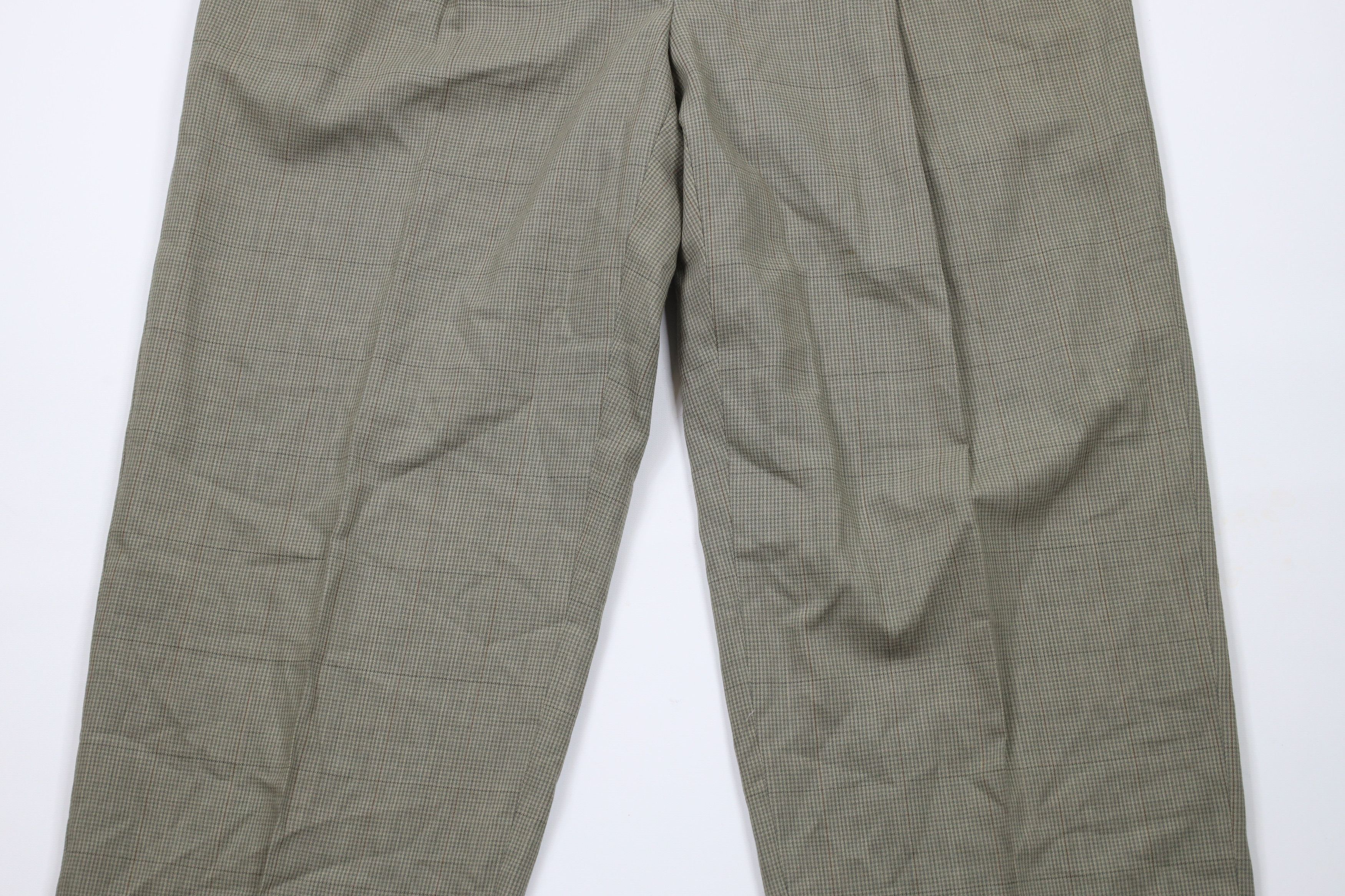 Christian Dior Monsieur × Vintage Vintage 90s Christian Dior Wide Leg Chino Pants Houndstooth Size US 36 / EU 52 - 3 Thumbnail