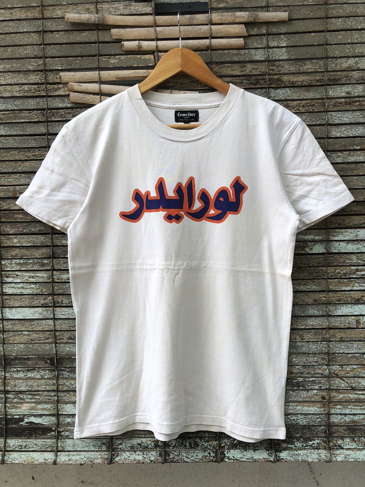 Japanese Brand Vintage Japanese Brands Lowrider Arabic Font Tshirt Size US M / EU 48-50 / 2 - 1 Thumbnail