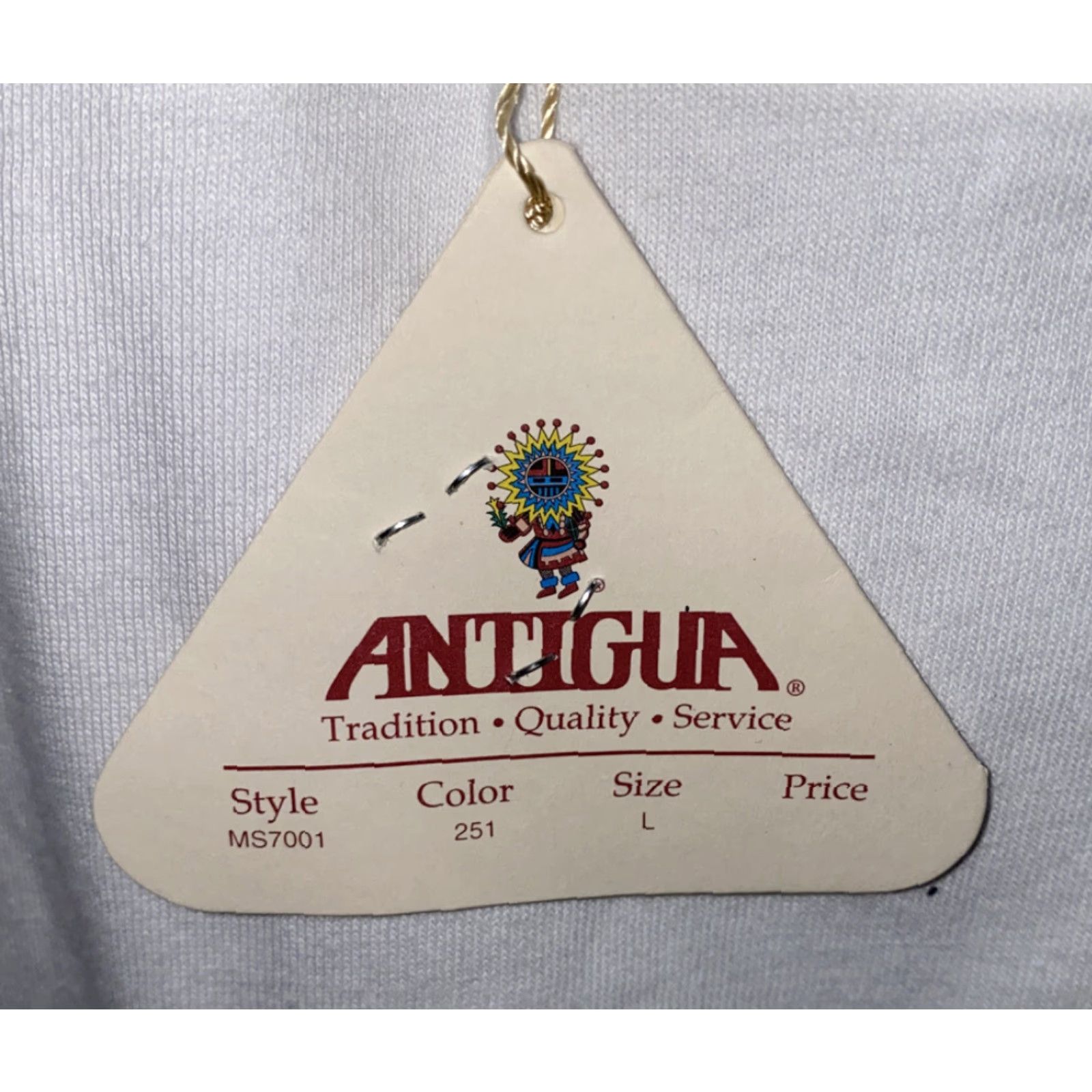 Vintage VINTAGE Antigua Minnesota Vikings Golf Polo Shirt Adult Large White NWT Mens Size US L / EU 52-54 / 3 - 4 Thumbnail