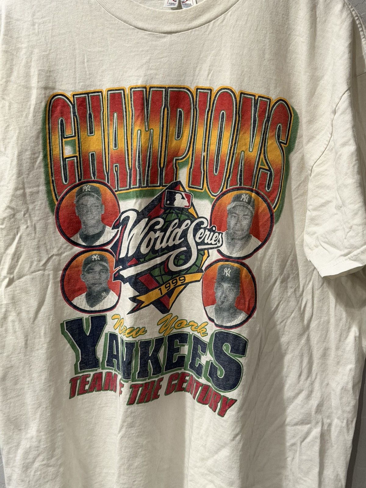 Delta Vintage 1999 New York Yankees WS Champs Shirt Size XL Bin 2 Size US XL / EU 56 / 4 - 2 Thumbnail
