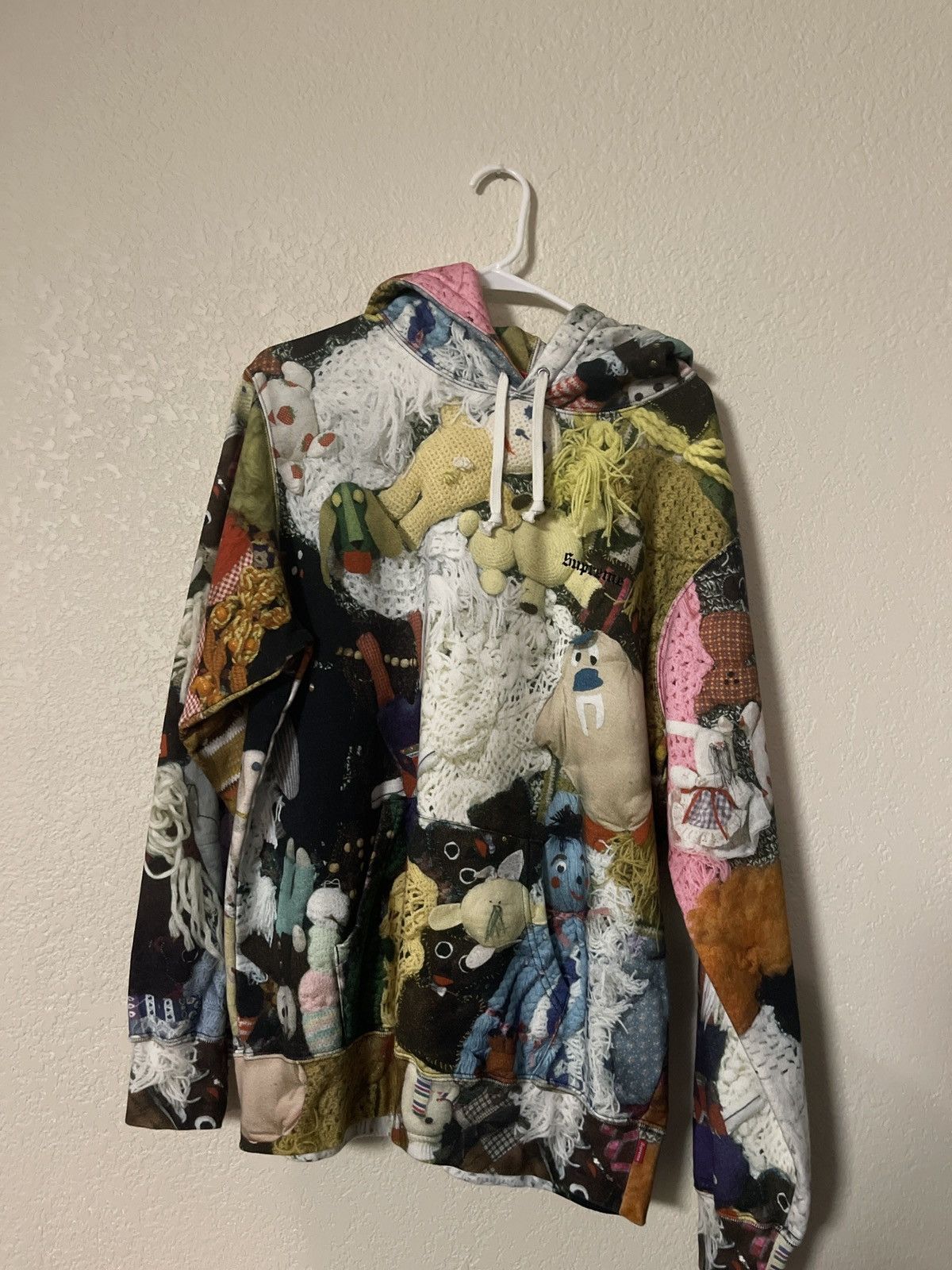 image of Supreme Hoodie in Yellow, Men's (Size Large)
