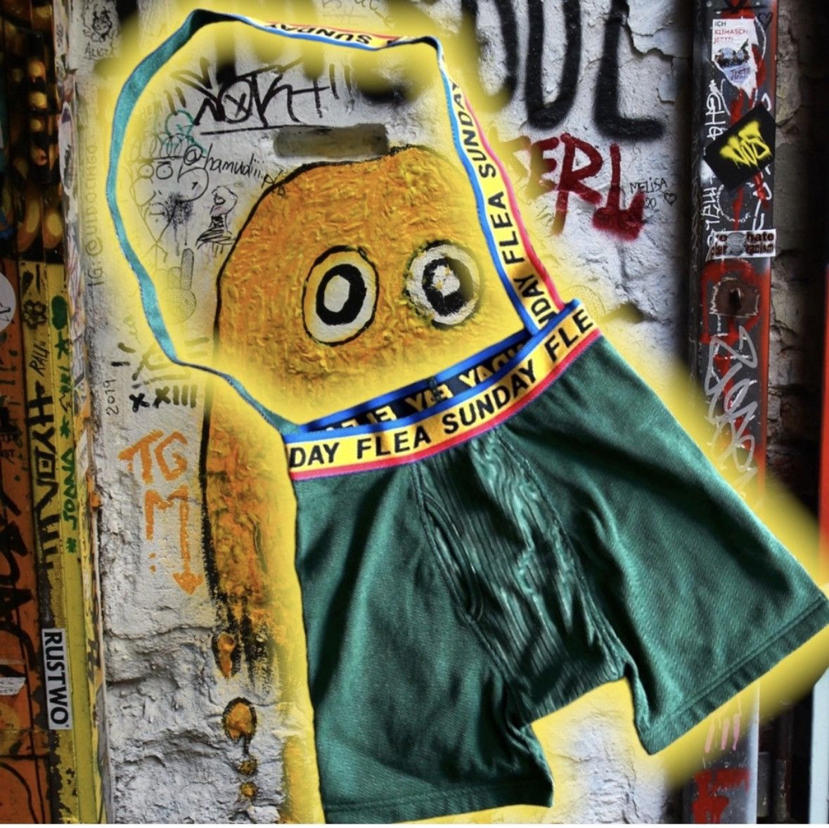 Cactus Plant Flea Market 🆕 Cactus 🌵 Plant 🪴 Flea Market 🛒 Flea Boxer 🩳 Tote 👜 Size ONE SIZE - 3 Thumbnail