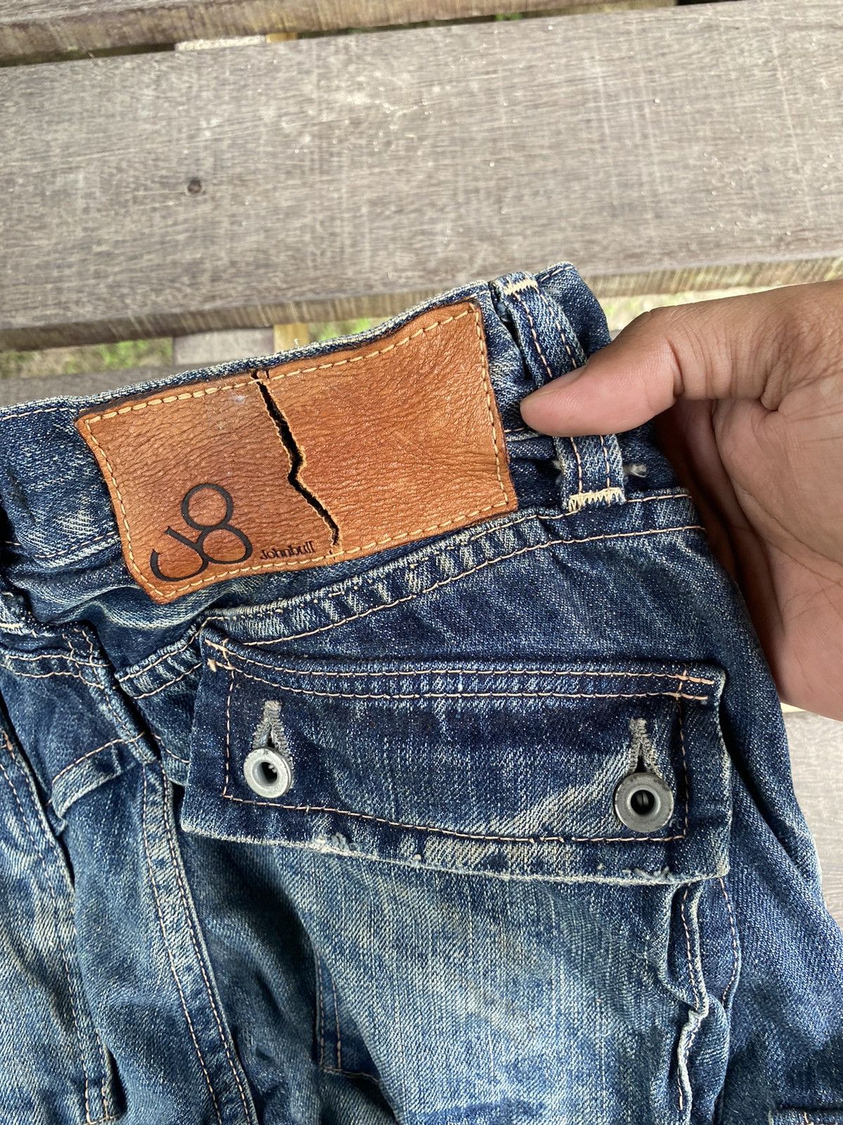 Johnbull 🔥 Japanese Brands 🔥 Vintage John Bull Denim (Distressed) Size US 30 / EU 46 - 11 Thumbnail