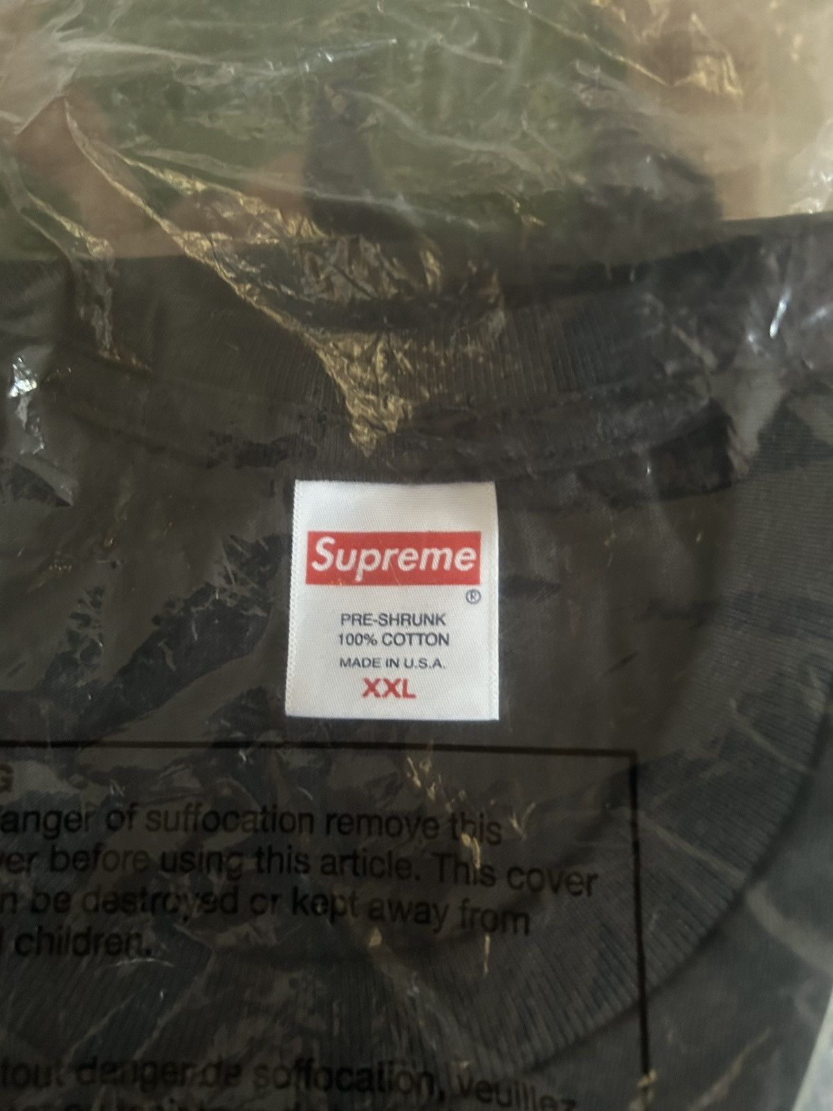 Supreme Supreme Classic Logo Tee Black XXL SS22 Size US XXL / EU 58 / 5 - 4 Thumbnail