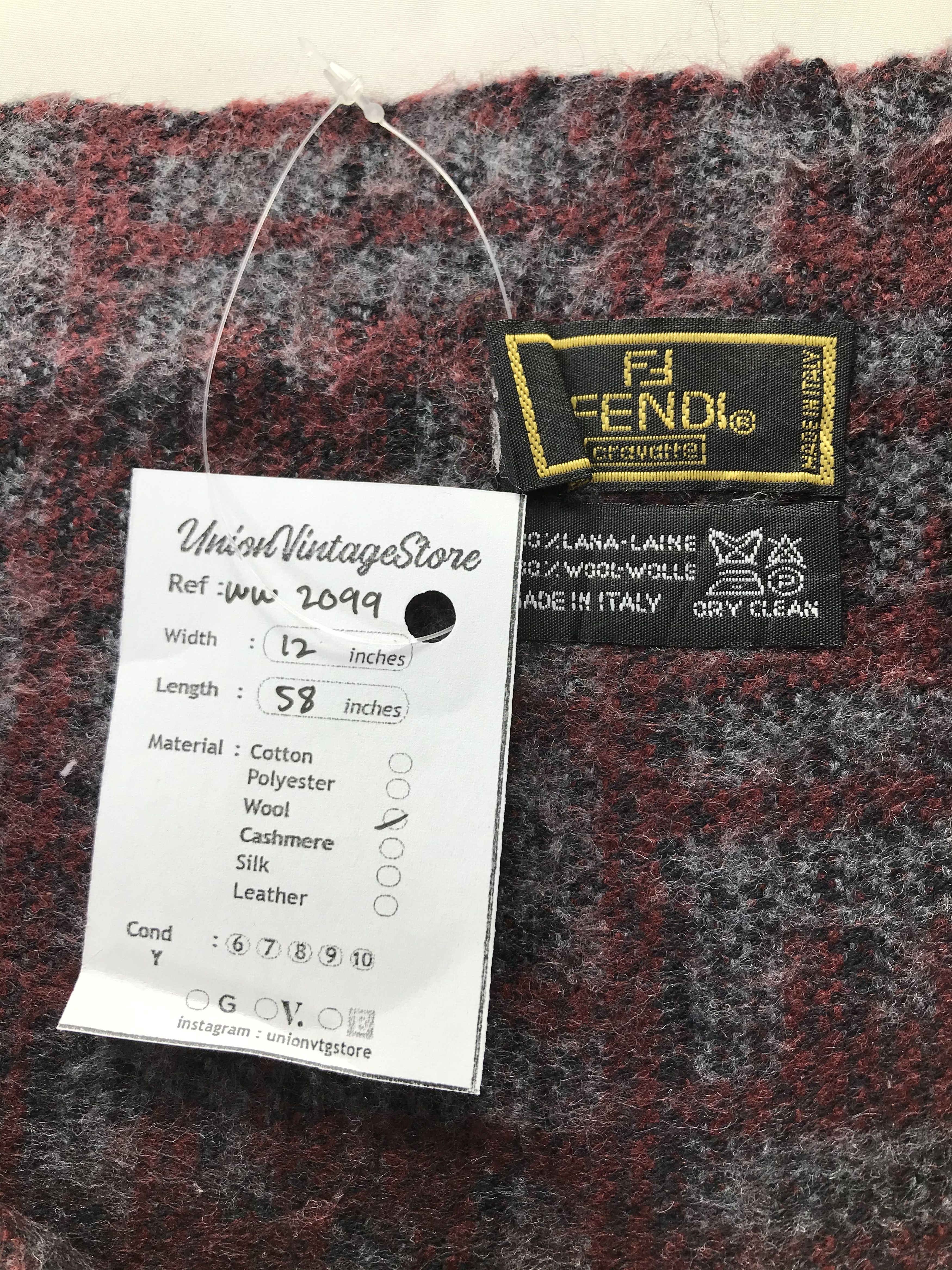 Vintage Fendi Scarf / Muffler / Neckwear - WW2099 Size ONE SIZE - 4 Thumbnail