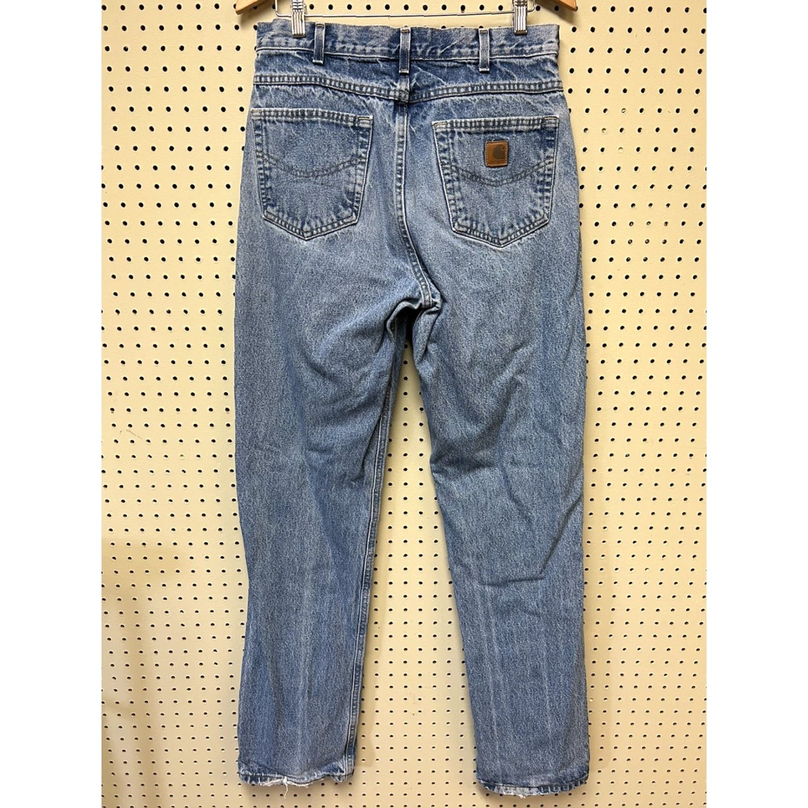 Carhartt VINTAGE Carhartt B160 DST Faded Heavy Denim Work Jeans 32x36 Relaxed Fit Regular Men Blue Denim Jeans 32 36 Boys? Size US 32 / EU 48 - 4 Thumbnail