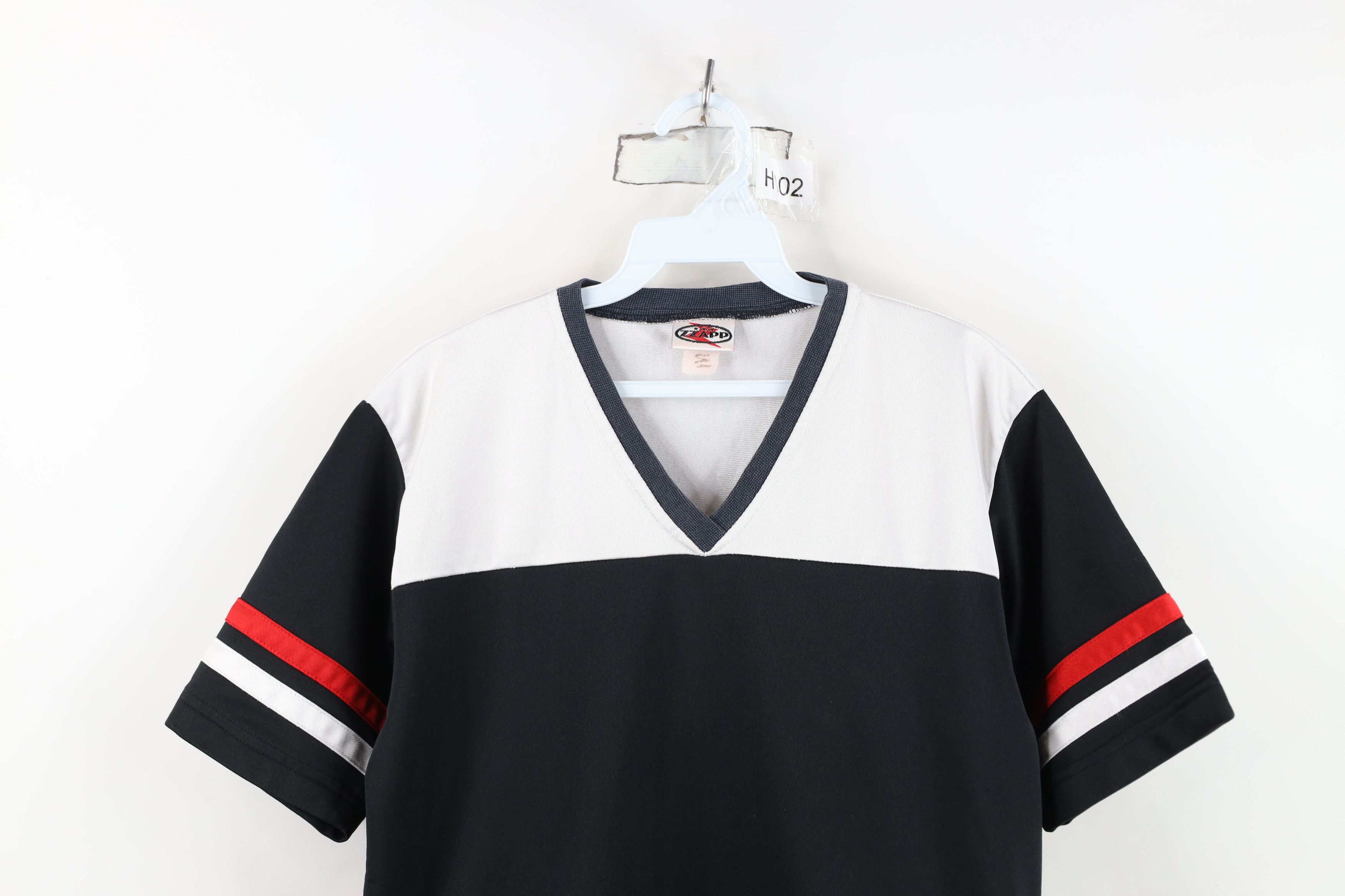 Vintage Vintage 90s Streetwear Block Short Sleeve Jersey T-Shirt Size US S / EU 44-46 / 1 - 2 Thumbnail