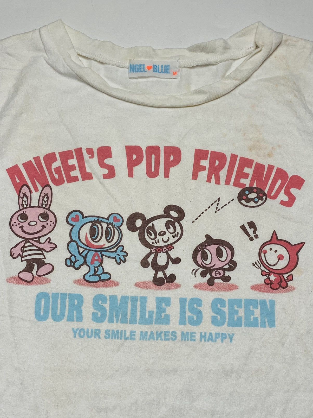 Angel Blue 2000s Angel Blue - Mascots Baby Tee Size M / US 6-8 / IT 42-44 - 3 Thumbnail