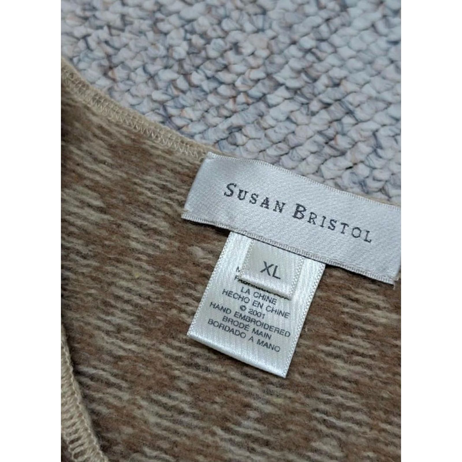 Vintage VINTAGE Susan Bristol Equstrian sweater vest XL Women Argyle/Diamond Wool Mohair Lambswool Brown Favorite Patterns 90s Mens Size XL / US 12-14 / IT 48-50 - 4 Thumbnail