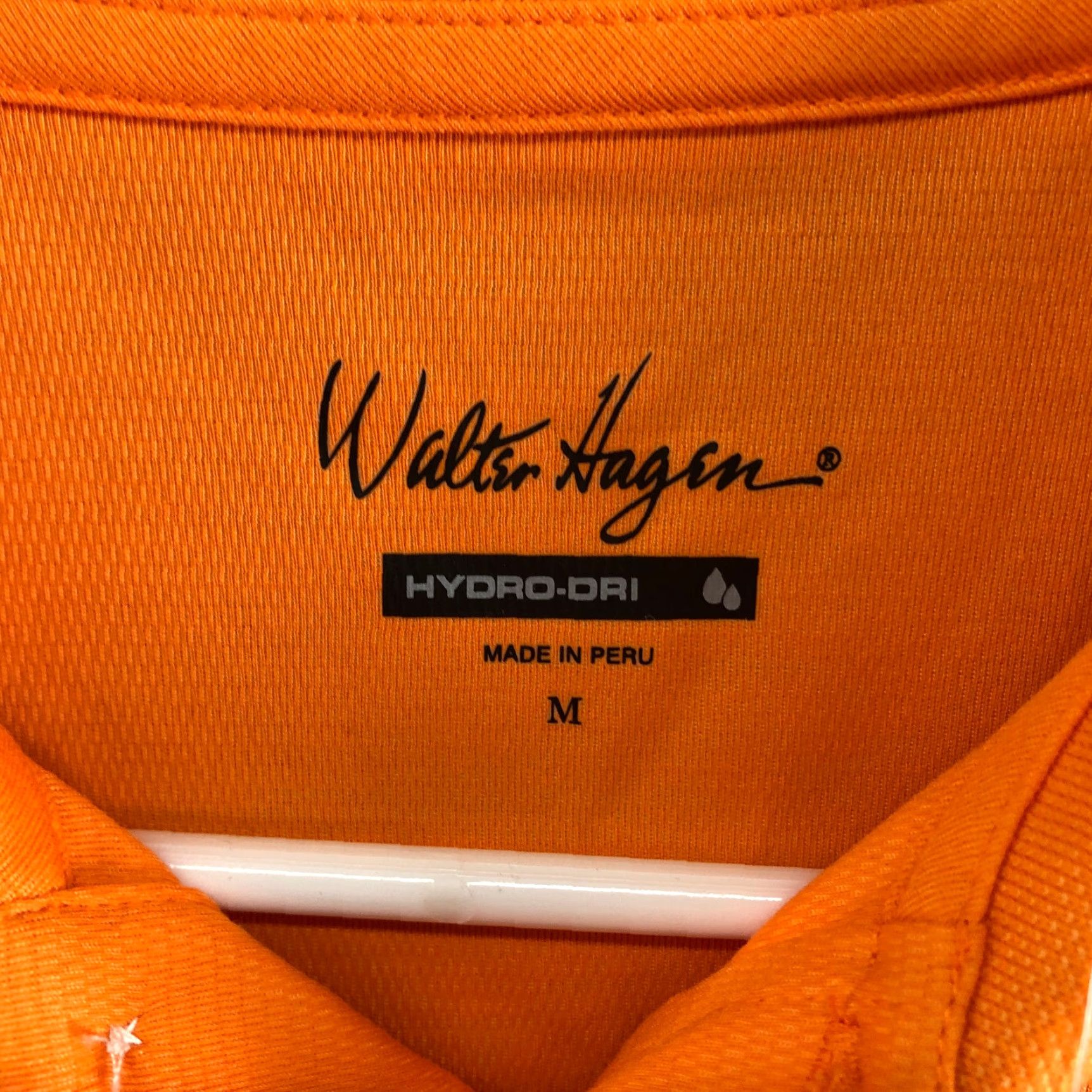 Vintage Walter Hagen Orange Tournament Polo Shirt Mens M Hydro-Dri Polyester Cotton Polo Sports Golf Shirt Mens M Orange Walter Hagen Tournament Polo Size US M / EU 48-50 / 2 - 6 Thumbnail