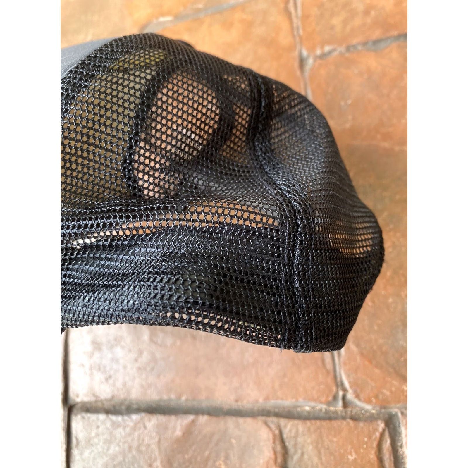Vintage VINTAGE Sturgis 90s Tribal Skull Bike Week 1996 Trucker Hat Nissin Men One Size Black Mesh Back Snapback Hat Size ONE SIZE - 6 Thumbnail