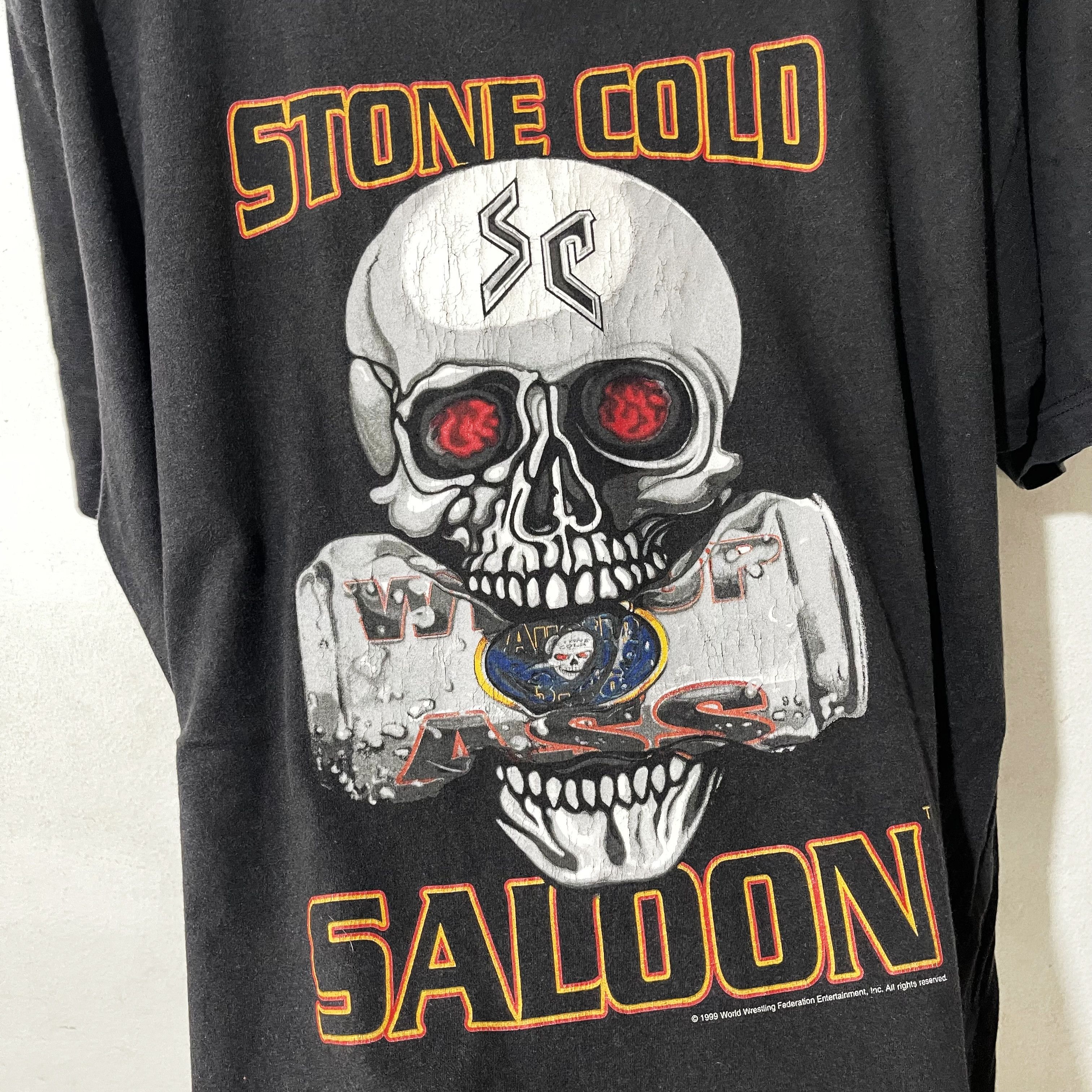 Vintage × WWE × WWF Vintage 90s Stone Cold Shirt Size US L / EU 52-54 / 3 - 2 Thumbnail