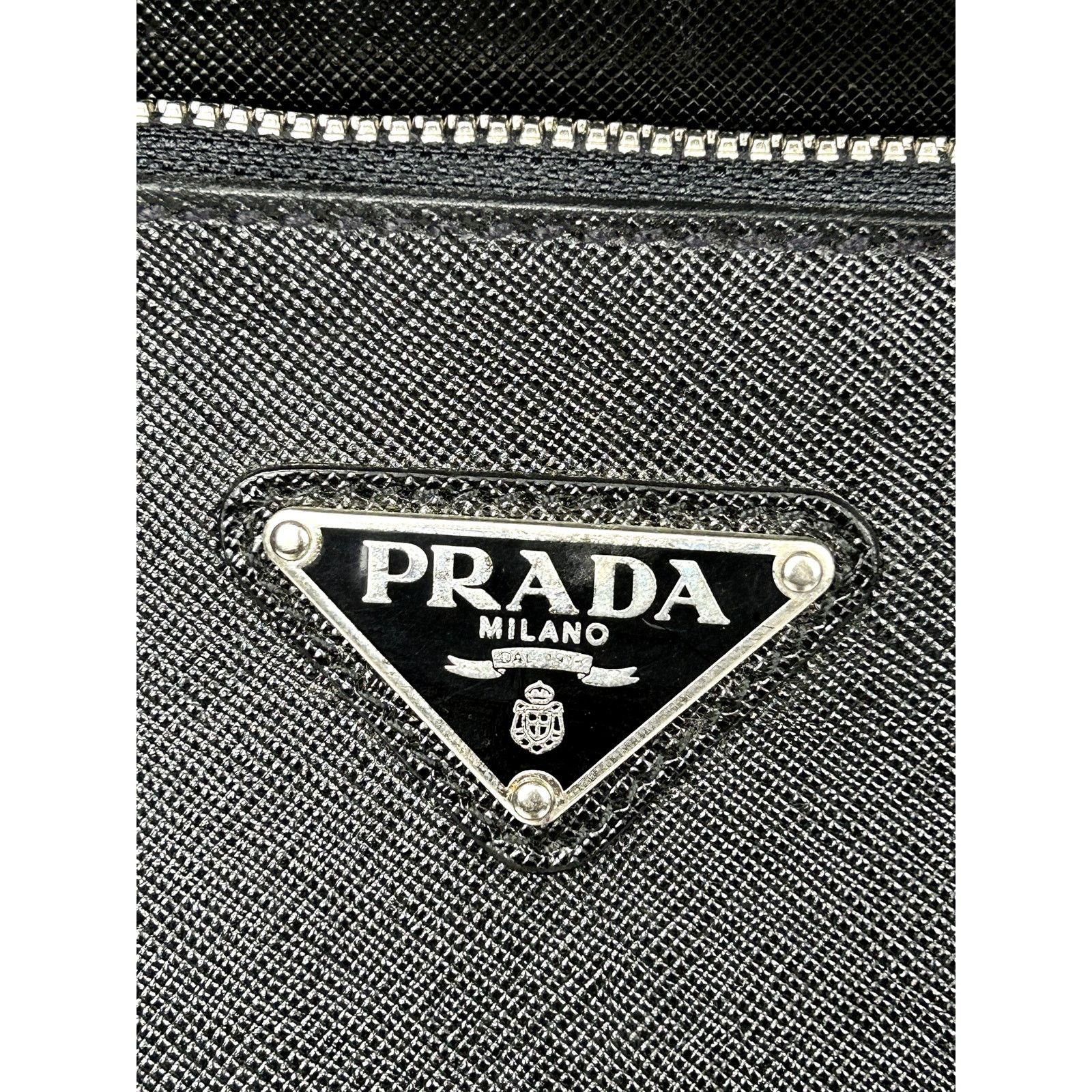 Prada Saffiano Leather Trolley Rolling Luggage Size ONE SIZE - 8 Thumbnail