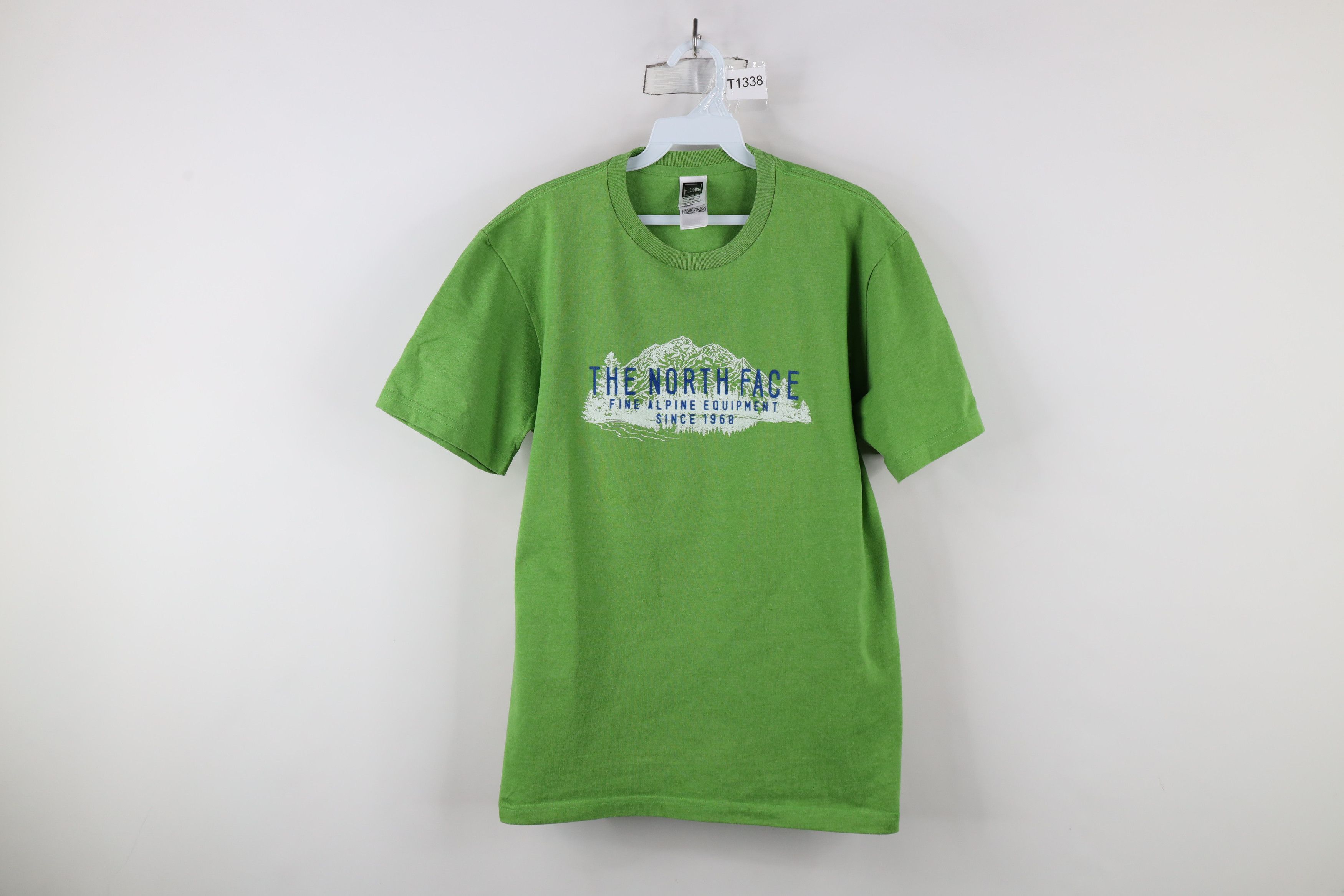 The North Face × Vintage Vintage The North Face Spell Out Short Sleeve T-Shirt Green Size US M / EU 48-50 / 2 - 1 Thumbnail