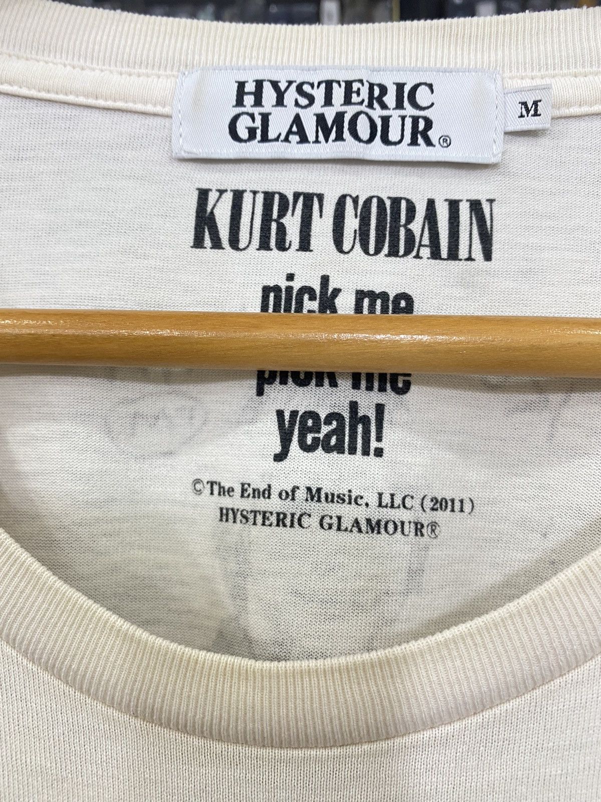 Hysteric Glamour ✅ HYSTERIC GLAMOUR x Kurt Cobain Nirvana grunge band t-shirt Size US M / EU 48-50 / 2 - 4 Thumbnail